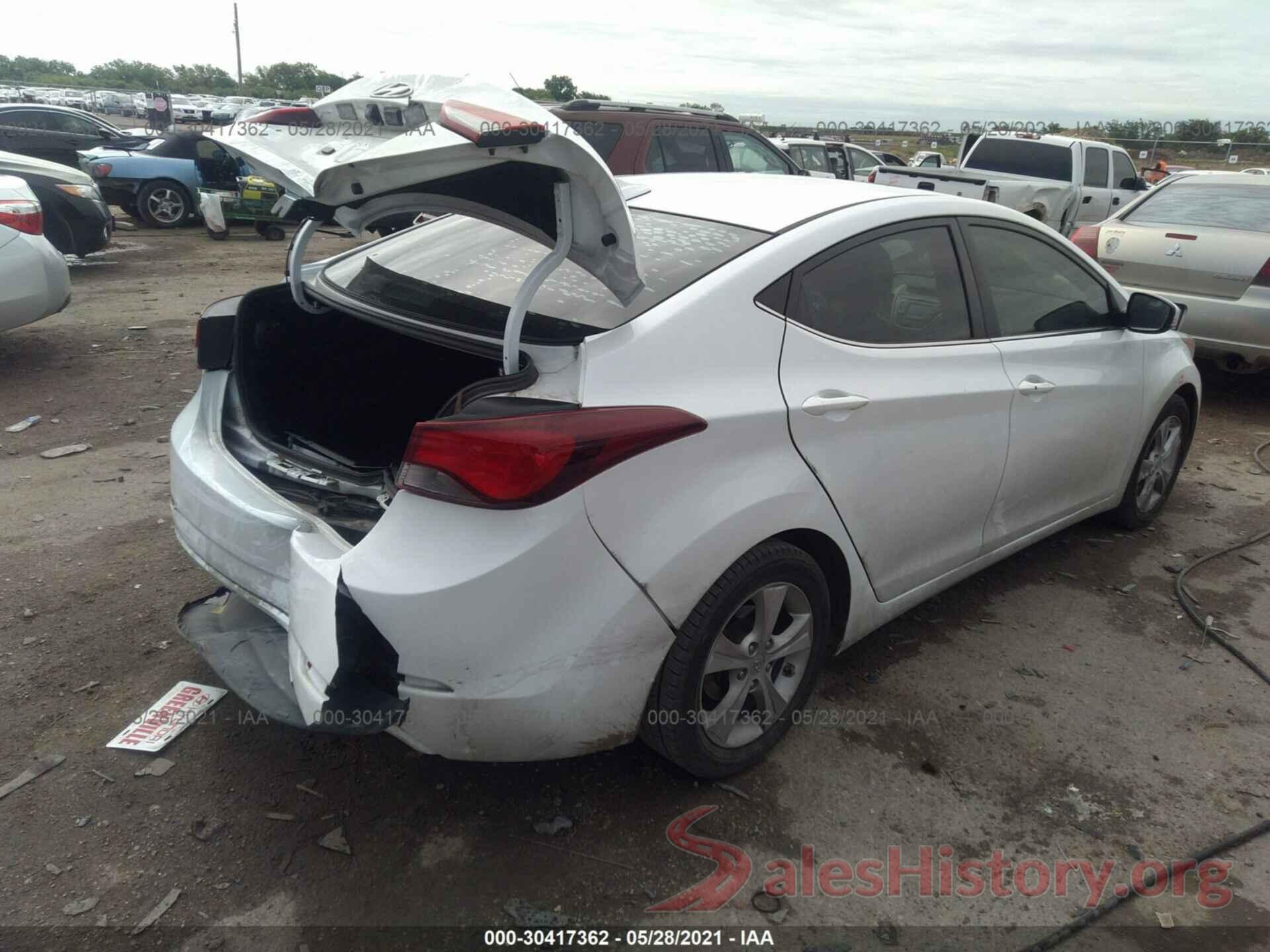 5NPDH4AE5GH692796 2016 HYUNDAI ELANTRA