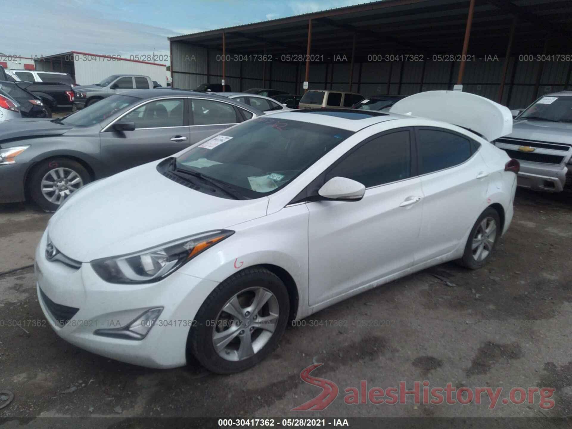 5NPDH4AE5GH692796 2016 HYUNDAI ELANTRA