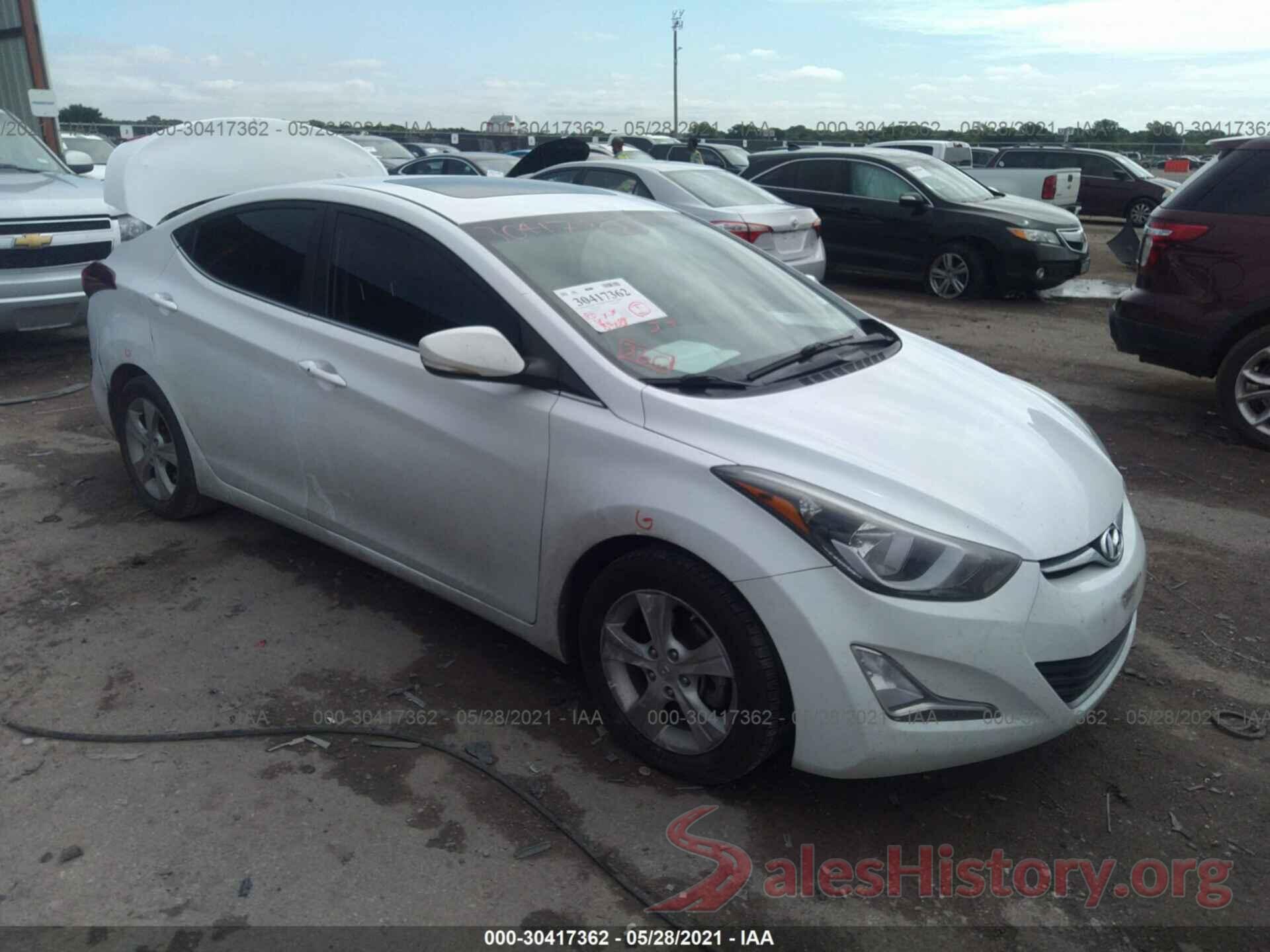 5NPDH4AE5GH692796 2016 HYUNDAI ELANTRA