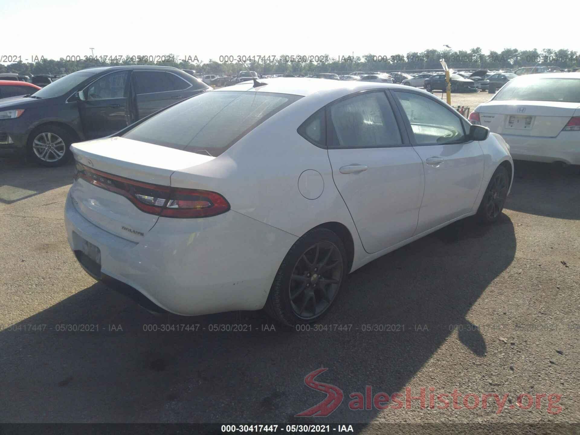 1C3CDFBB8GD516066 2016 DODGE DART