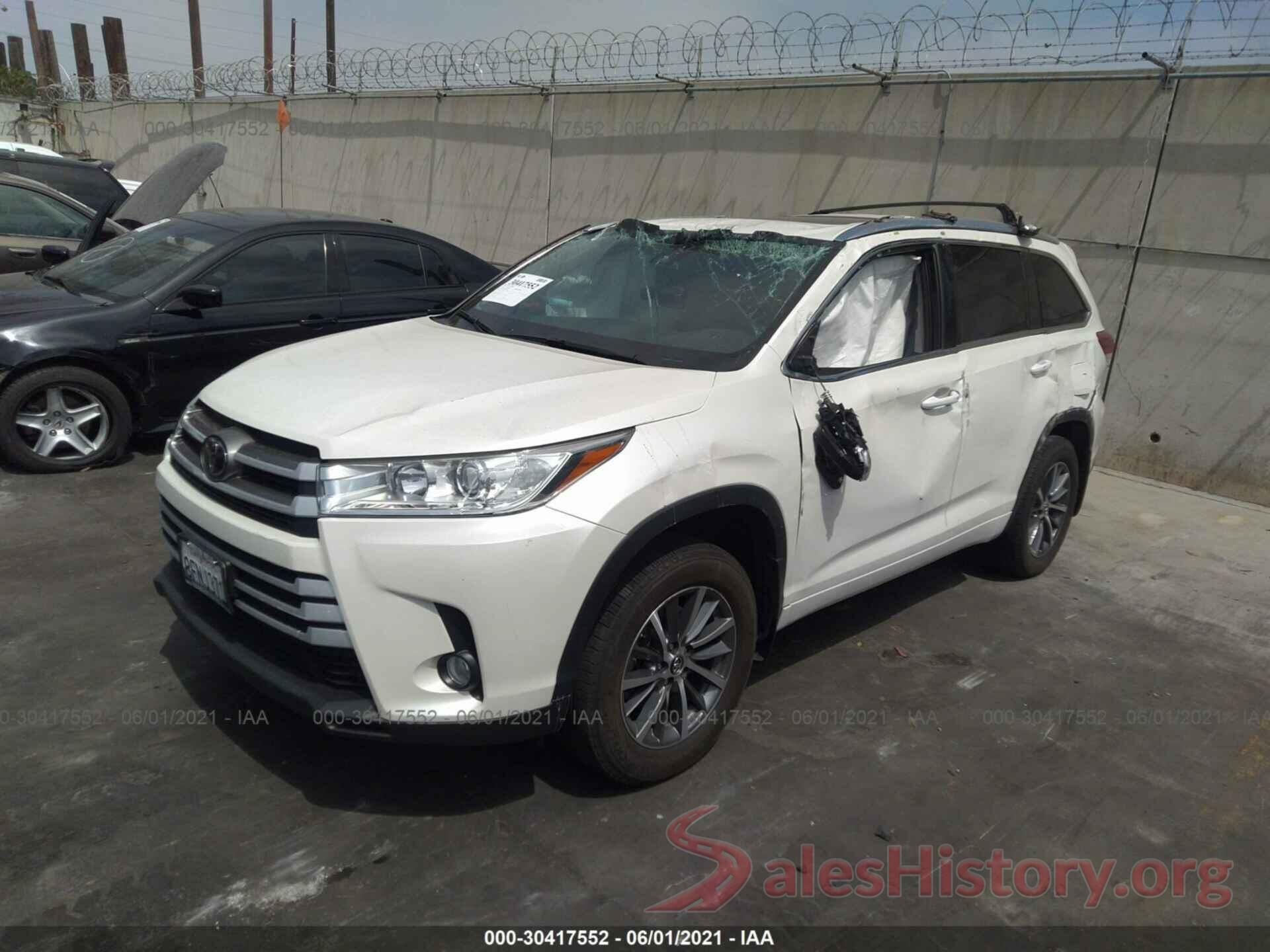 5TDKZRFH5JS286183 2018 TOYOTA HIGHLANDER