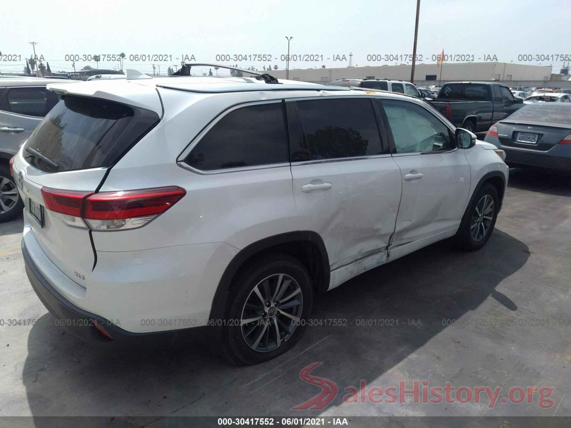 5TDKZRFH5JS286183 2018 TOYOTA HIGHLANDER