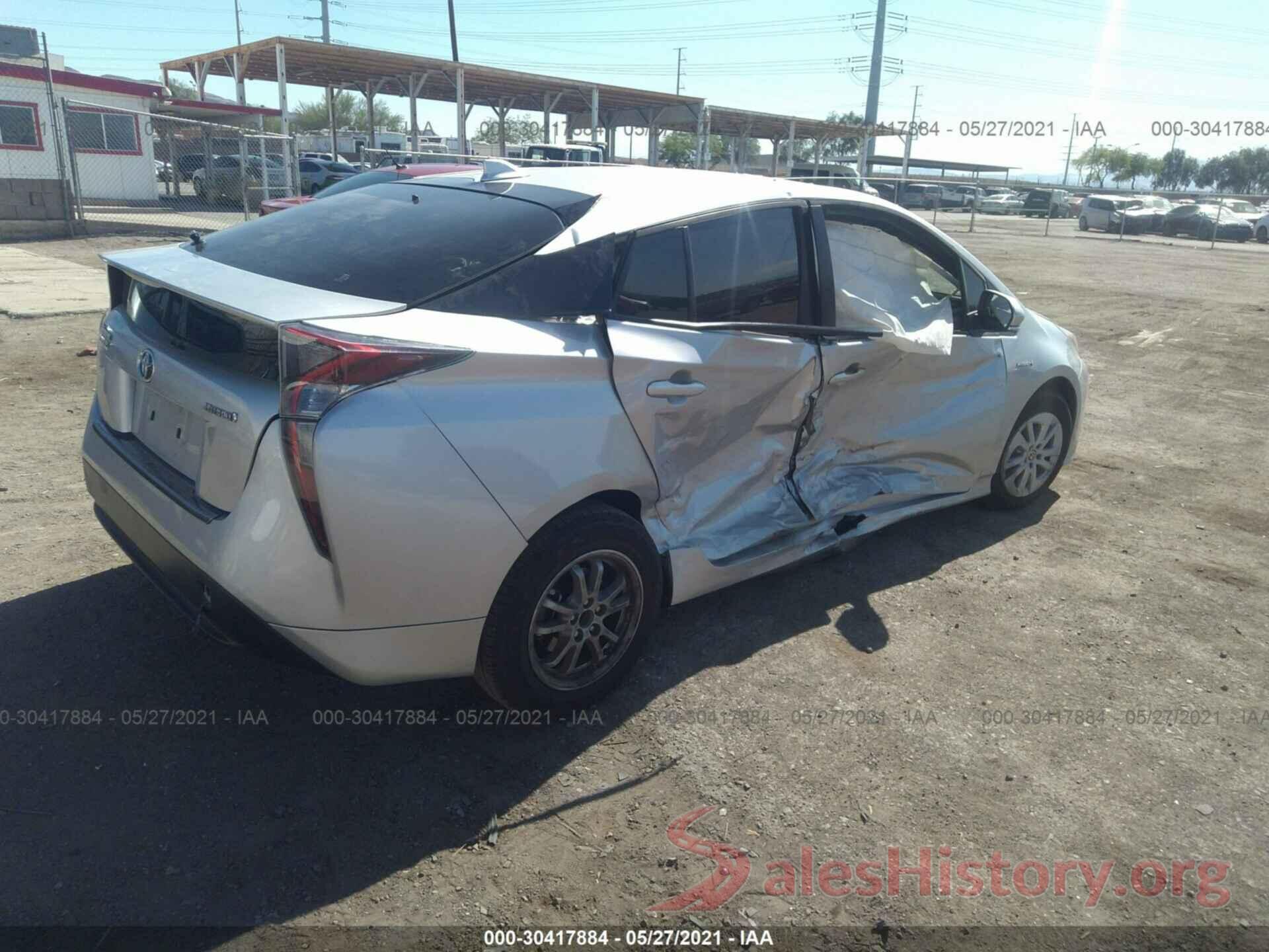 JTDKBRFU6G3503364 2016 TOYOTA PRIUS