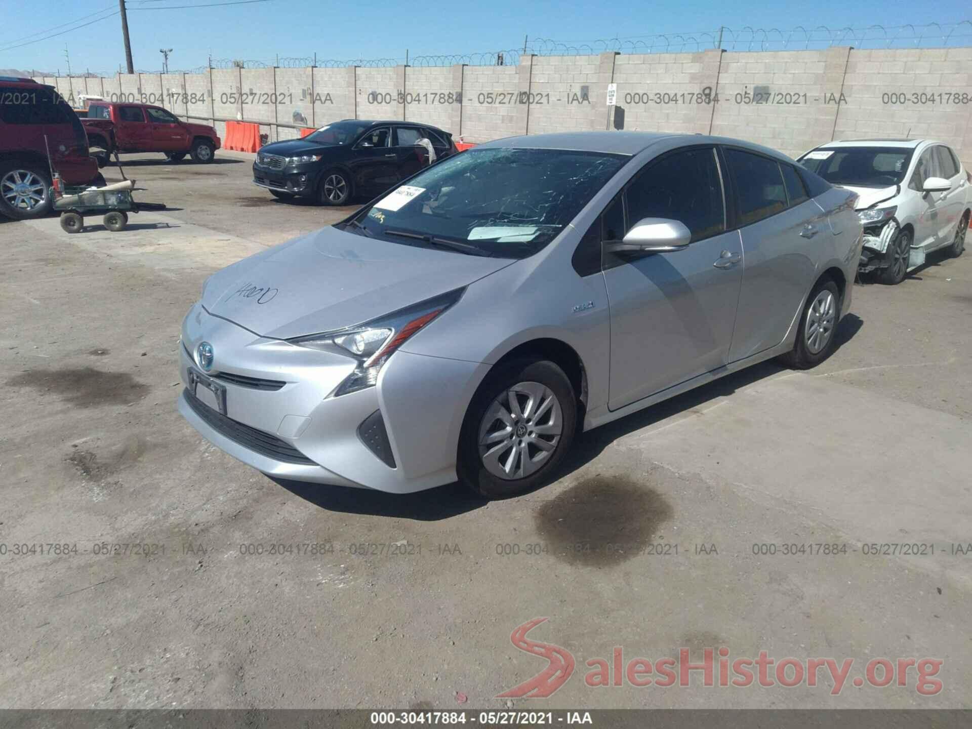 JTDKBRFU6G3503364 2016 TOYOTA PRIUS