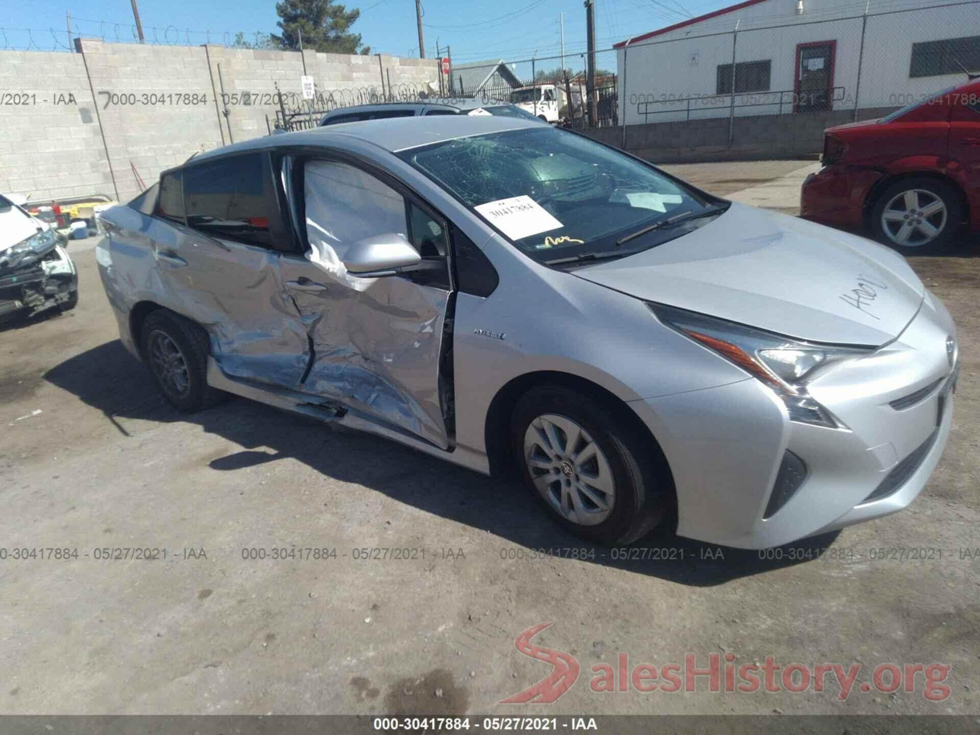 JTDKBRFU6G3503364 2016 TOYOTA PRIUS