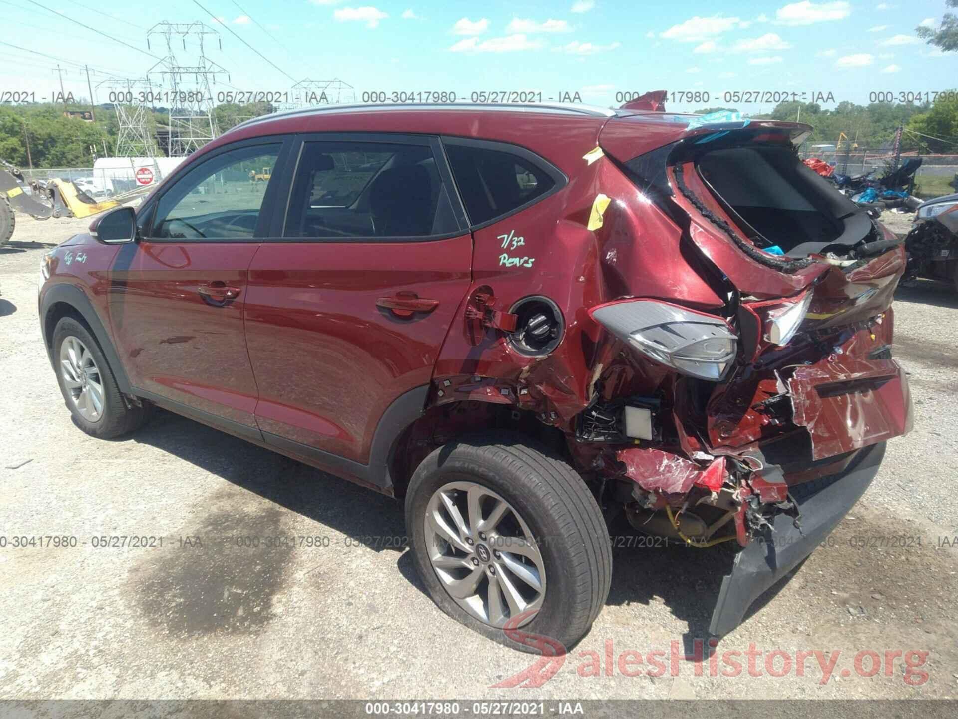 KM8J3CA44JU773560 2018 HYUNDAI TUCSON