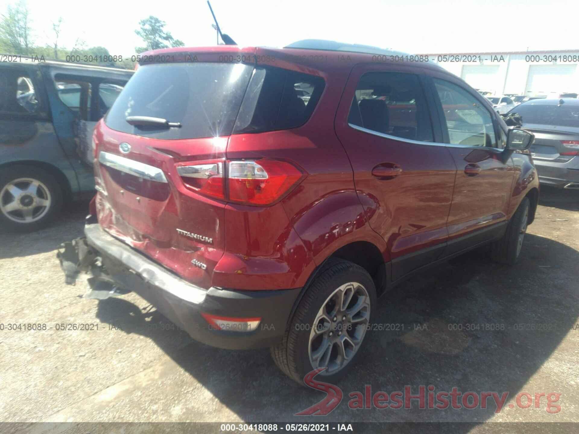 MAJ6S3KL9KC300401 2019 FORD ECOSPORT