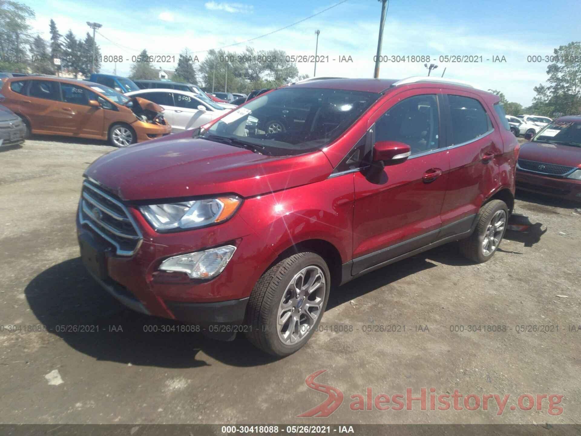 MAJ6S3KL9KC300401 2019 FORD ECOSPORT