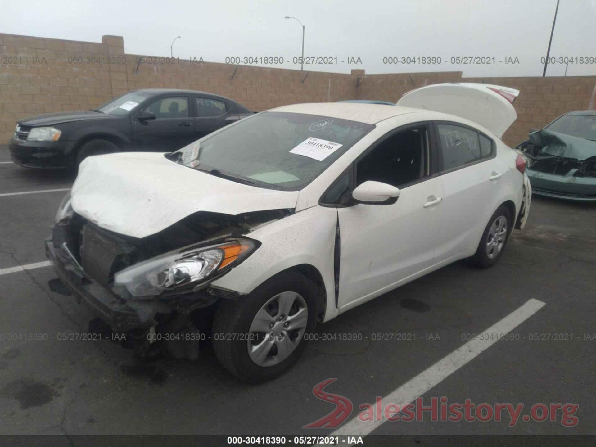 KNAFK4A68G5611841 2016 KIA FORTE