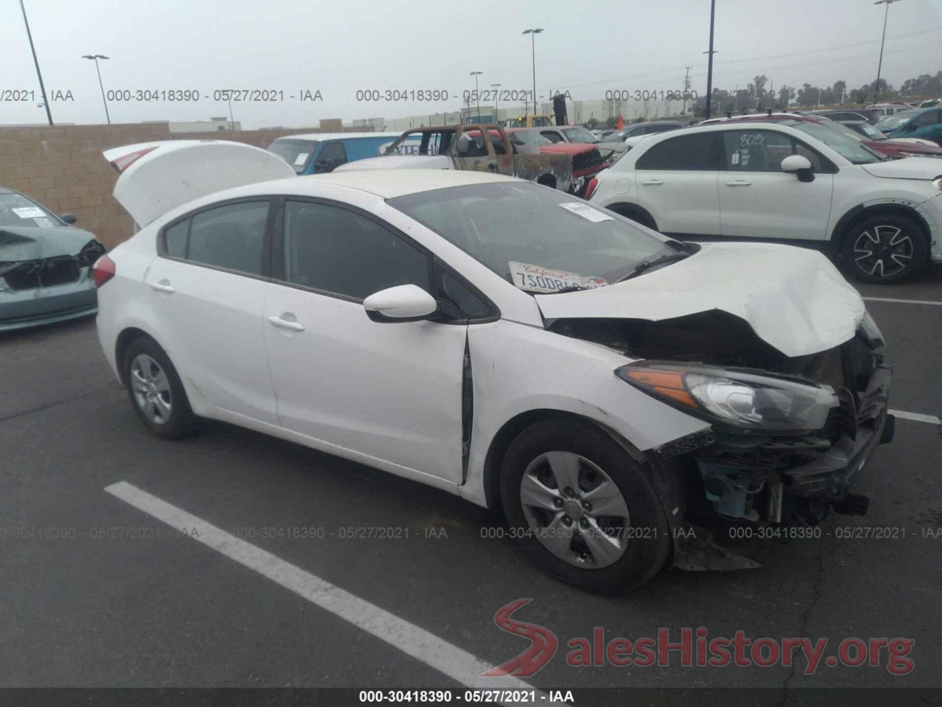 KNAFK4A68G5611841 2016 KIA FORTE