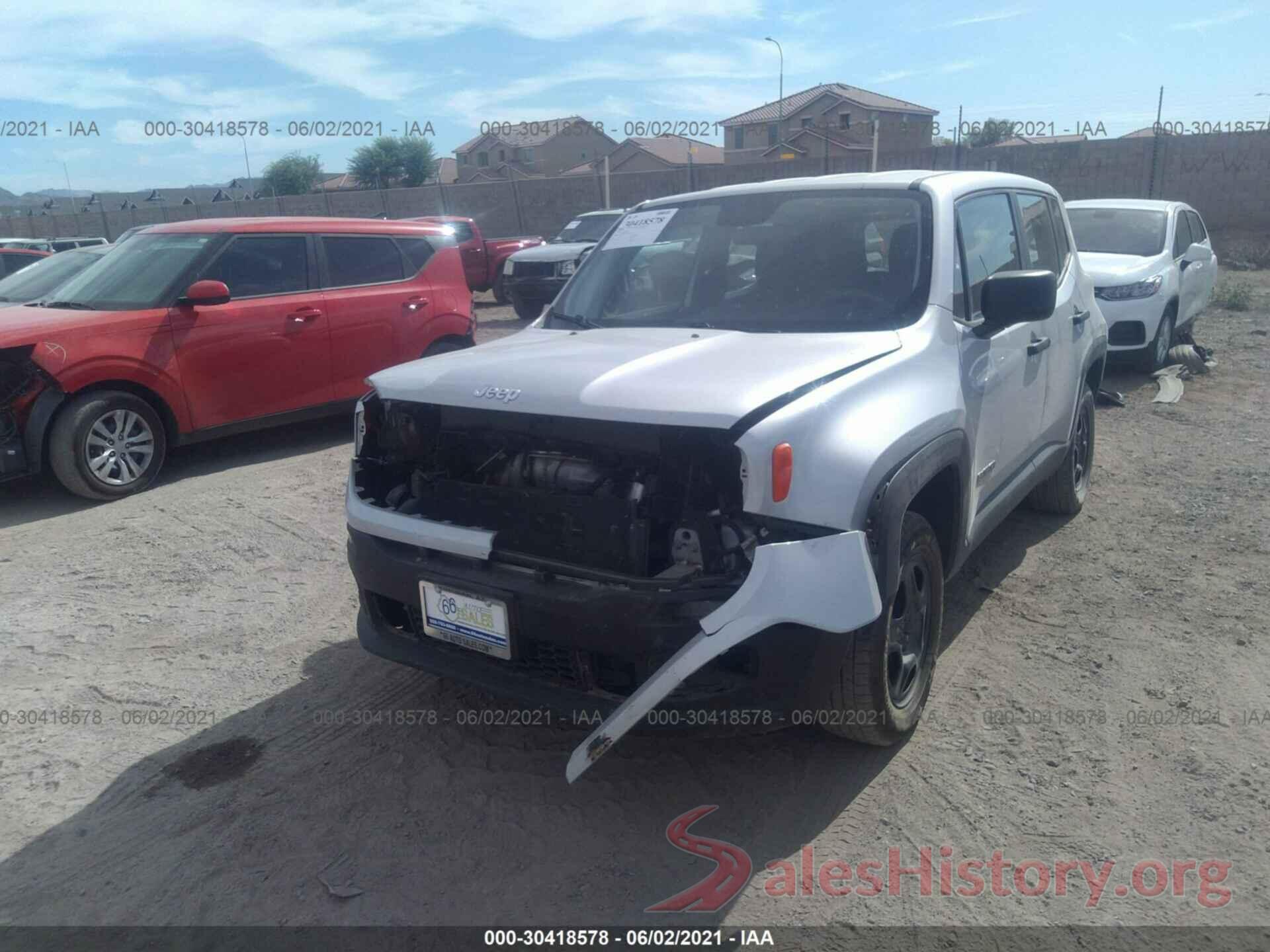 ZACCJBAW4GPC67753 2016 JEEP RENEGADE