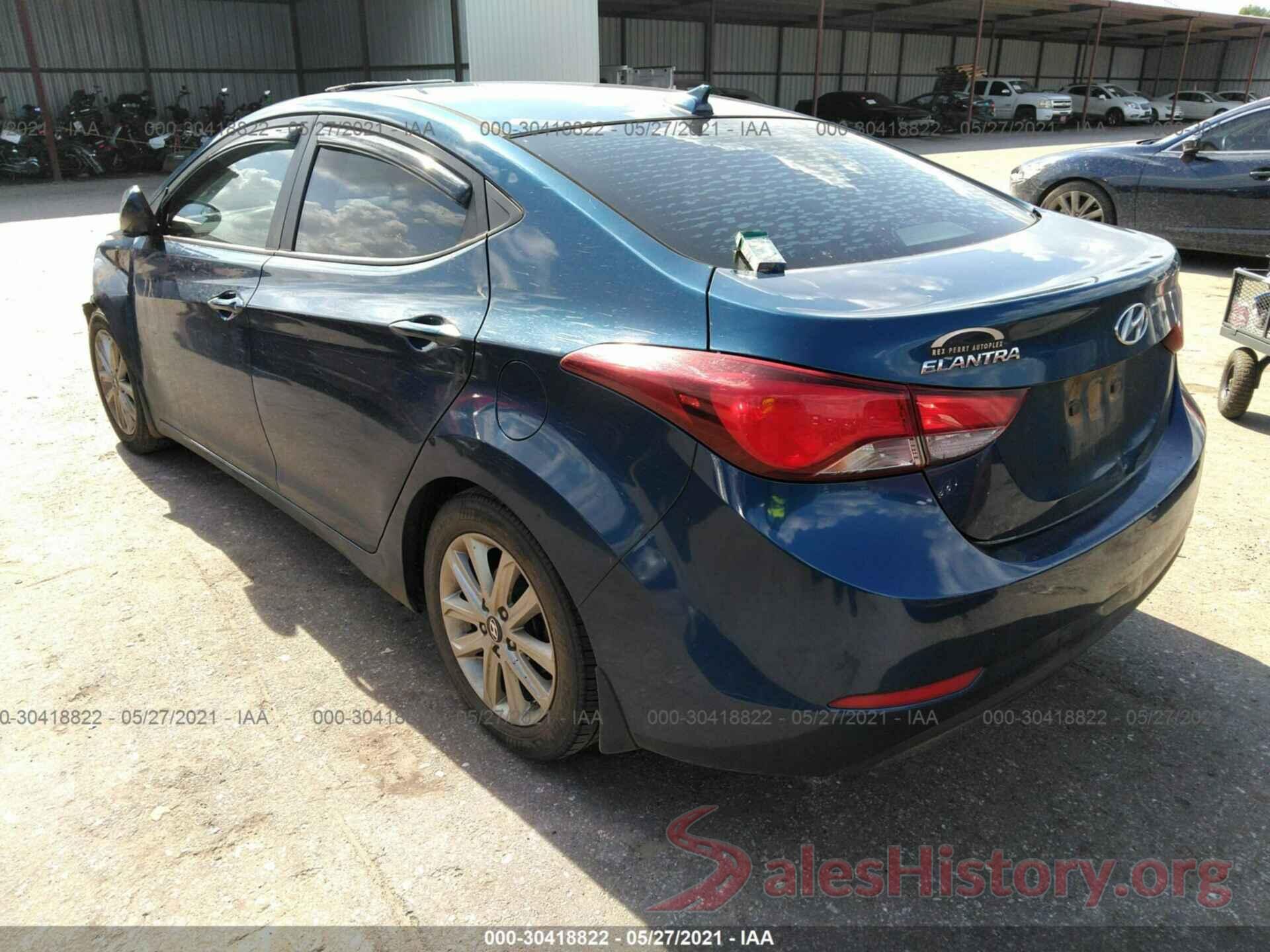 KMHDH4AE5GU543645 2016 HYUNDAI ELANTRA