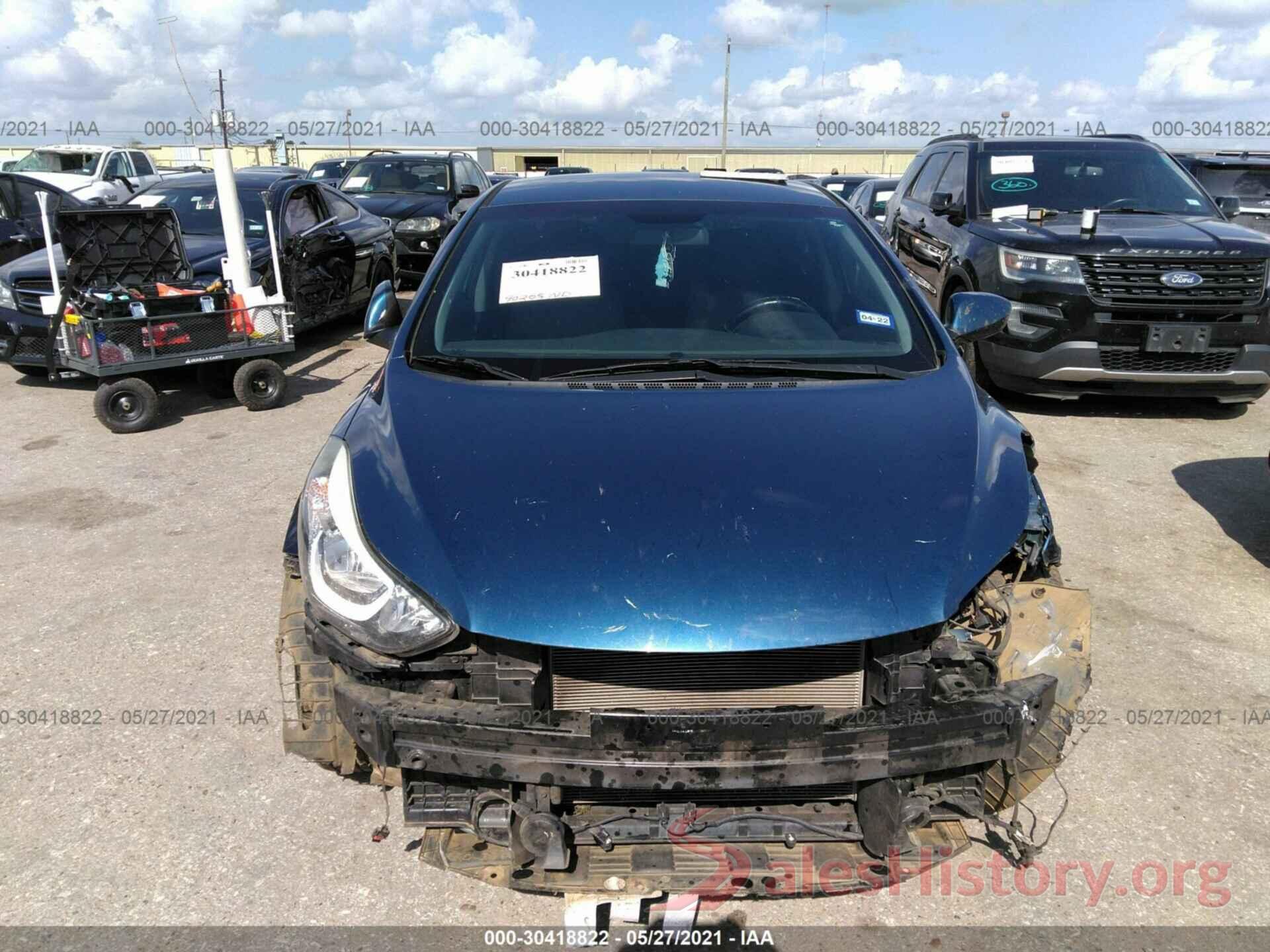 KMHDH4AE5GU543645 2016 HYUNDAI ELANTRA