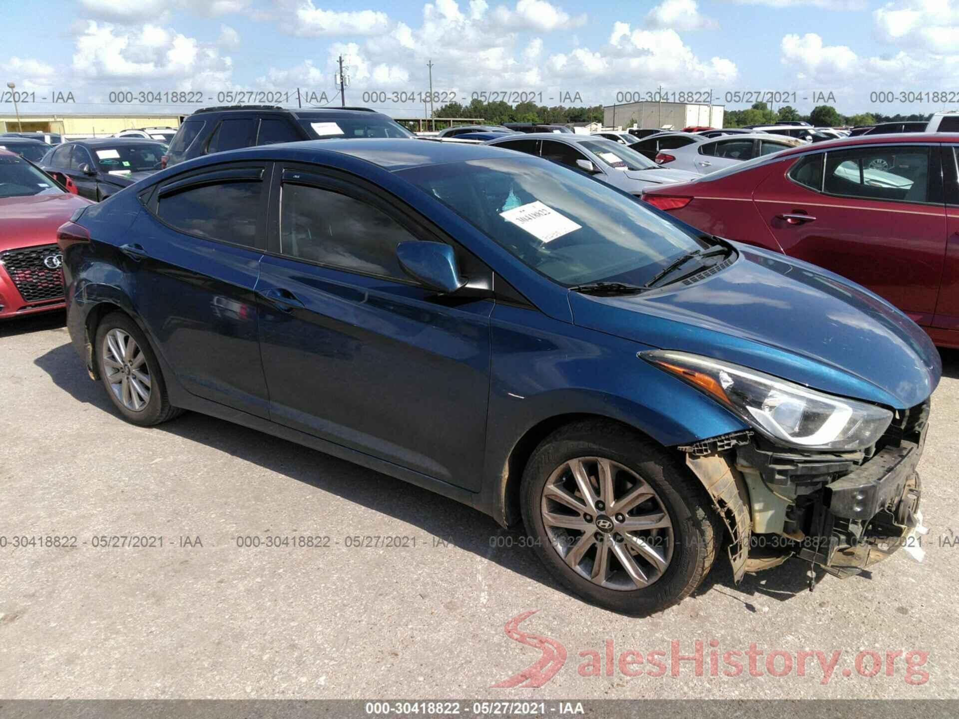 KMHDH4AE5GU543645 2016 HYUNDAI ELANTRA