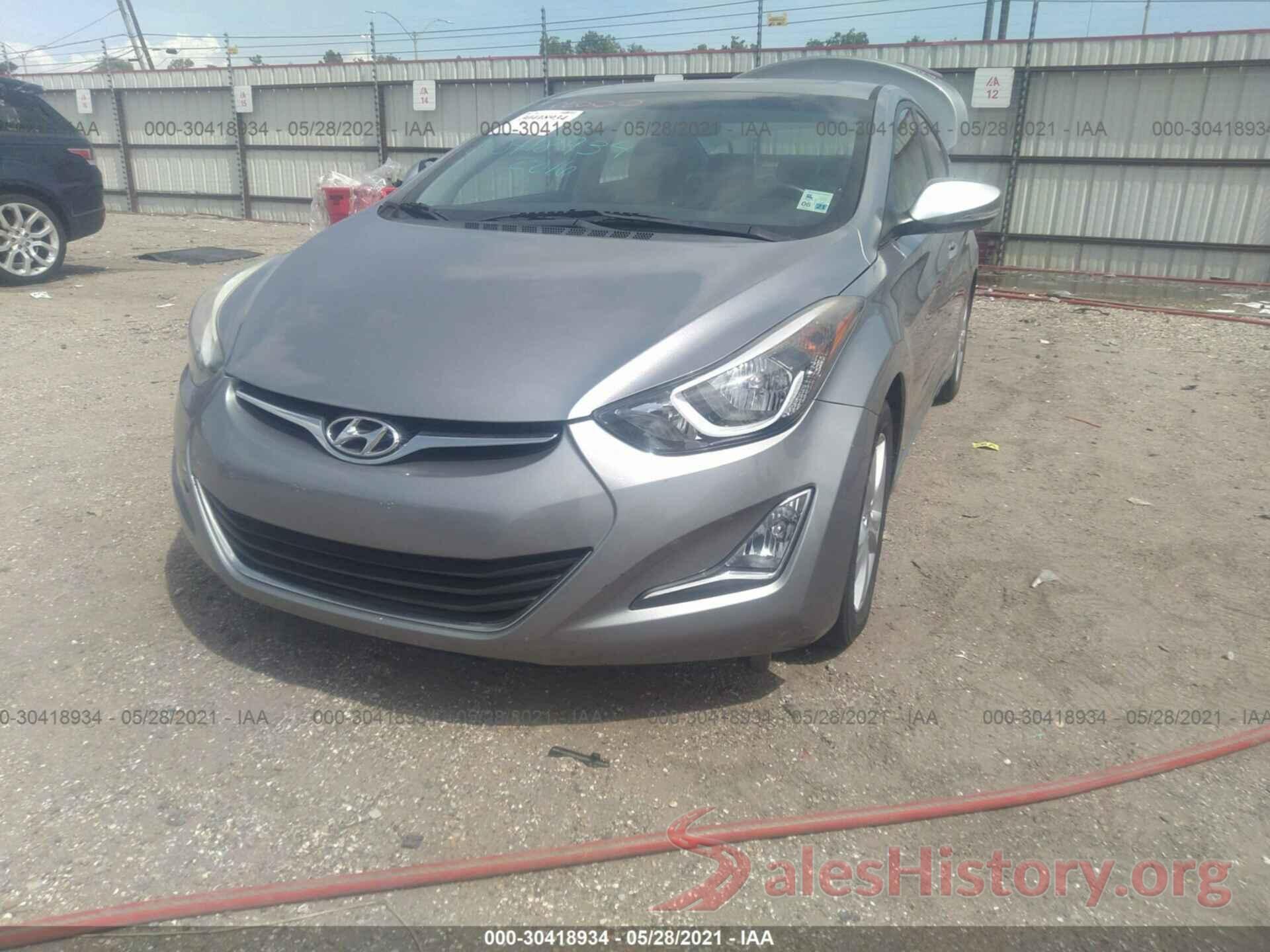 KMHDH4AE6GU506474 2016 HYUNDAI ELANTRA