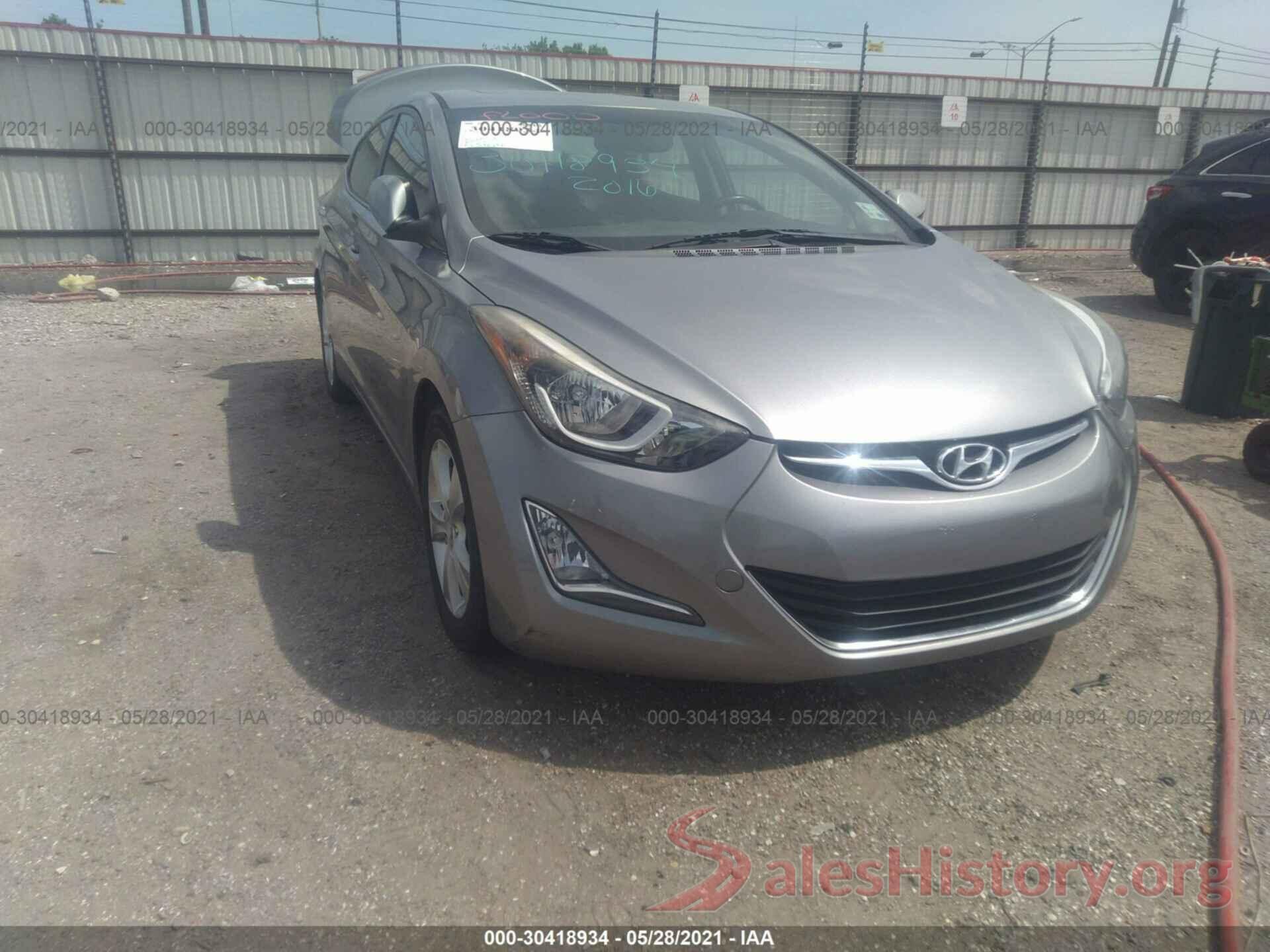 KMHDH4AE6GU506474 2016 HYUNDAI ELANTRA