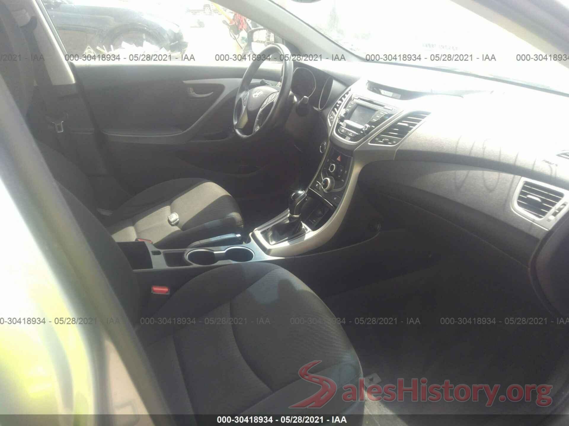 KMHDH4AE6GU506474 2016 HYUNDAI ELANTRA