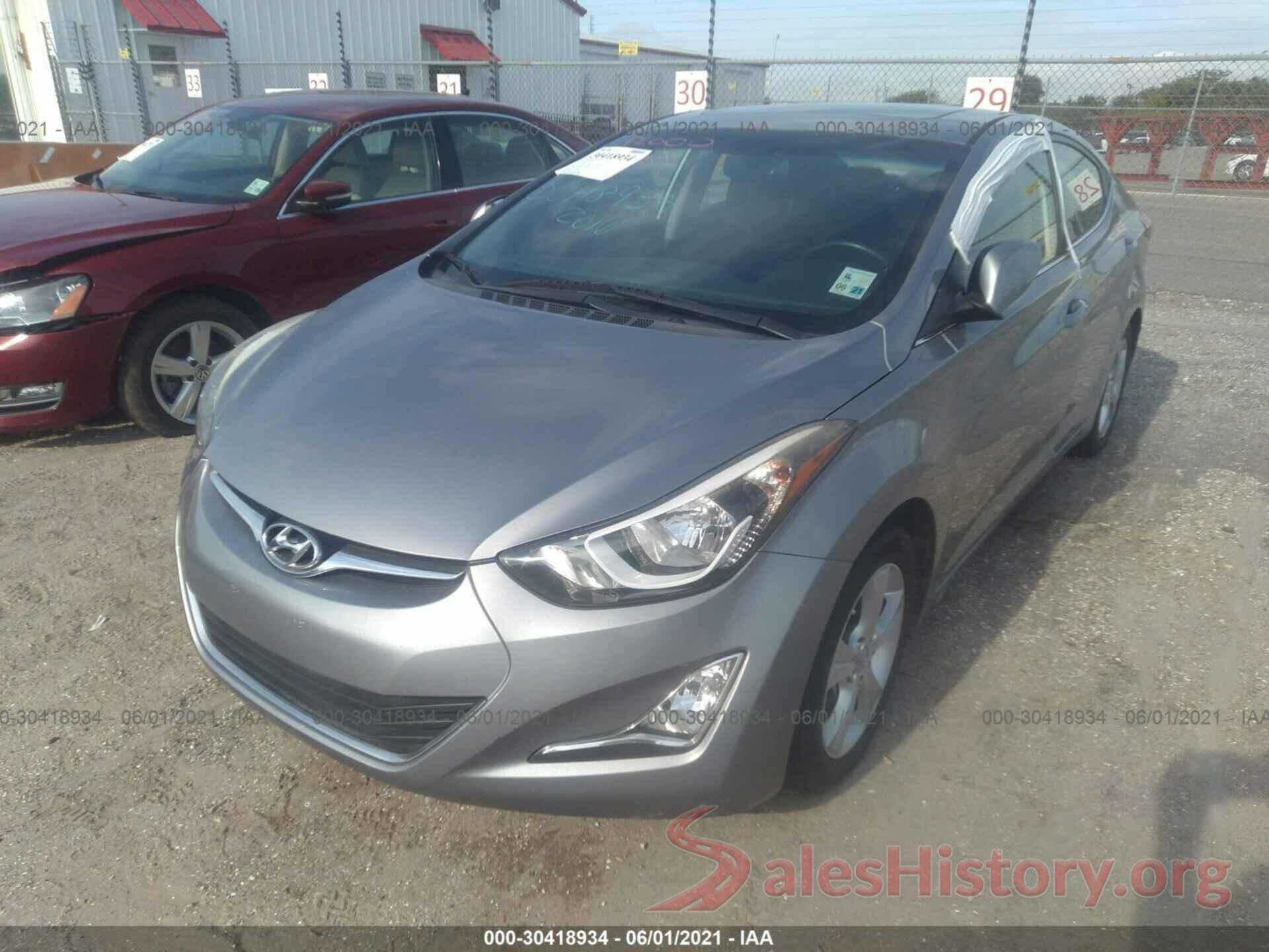 KMHDH4AE6GU506474 2016 HYUNDAI ELANTRA