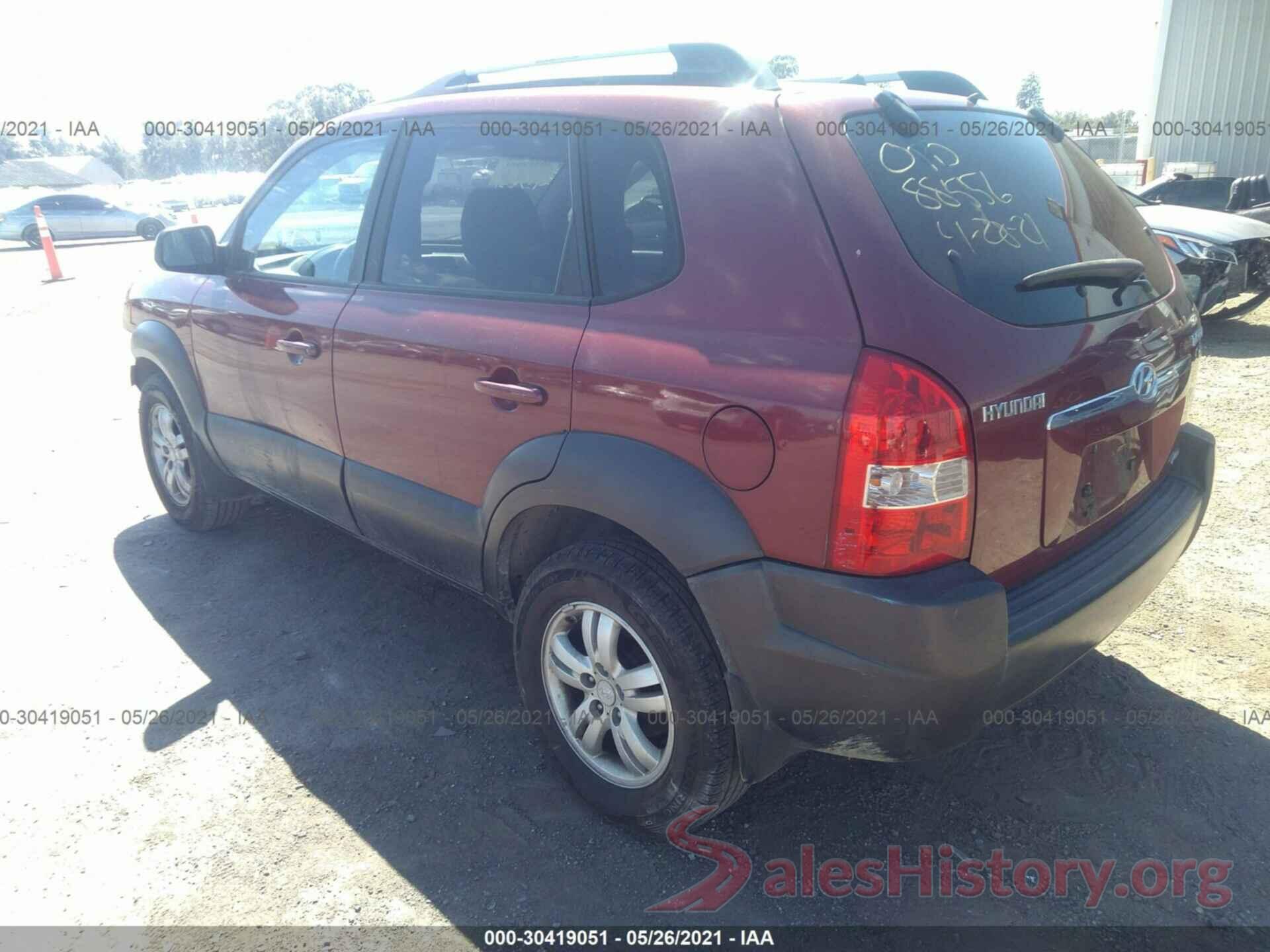 4T1BD1FK7HU200918 2006 HYUNDAI TUCSON