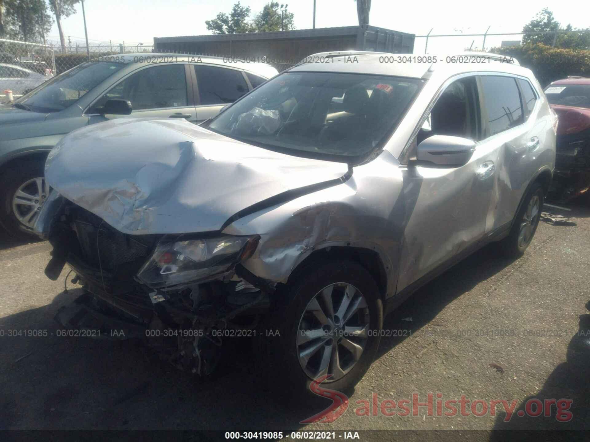 KNMAT2MT2GP666614 2016 NISSAN ROGUE