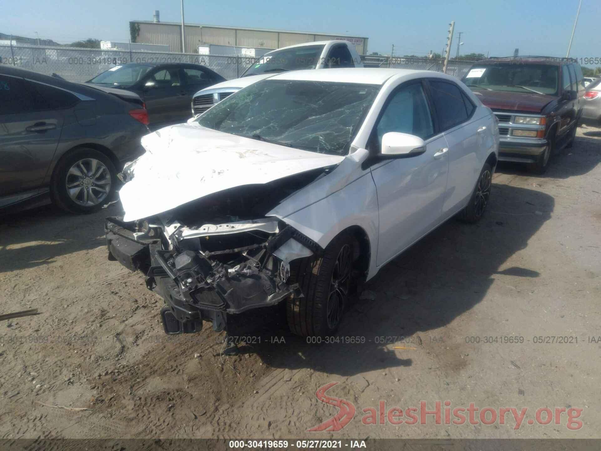 5YFBURHE5GP485656 2016 TOYOTA COROLLA