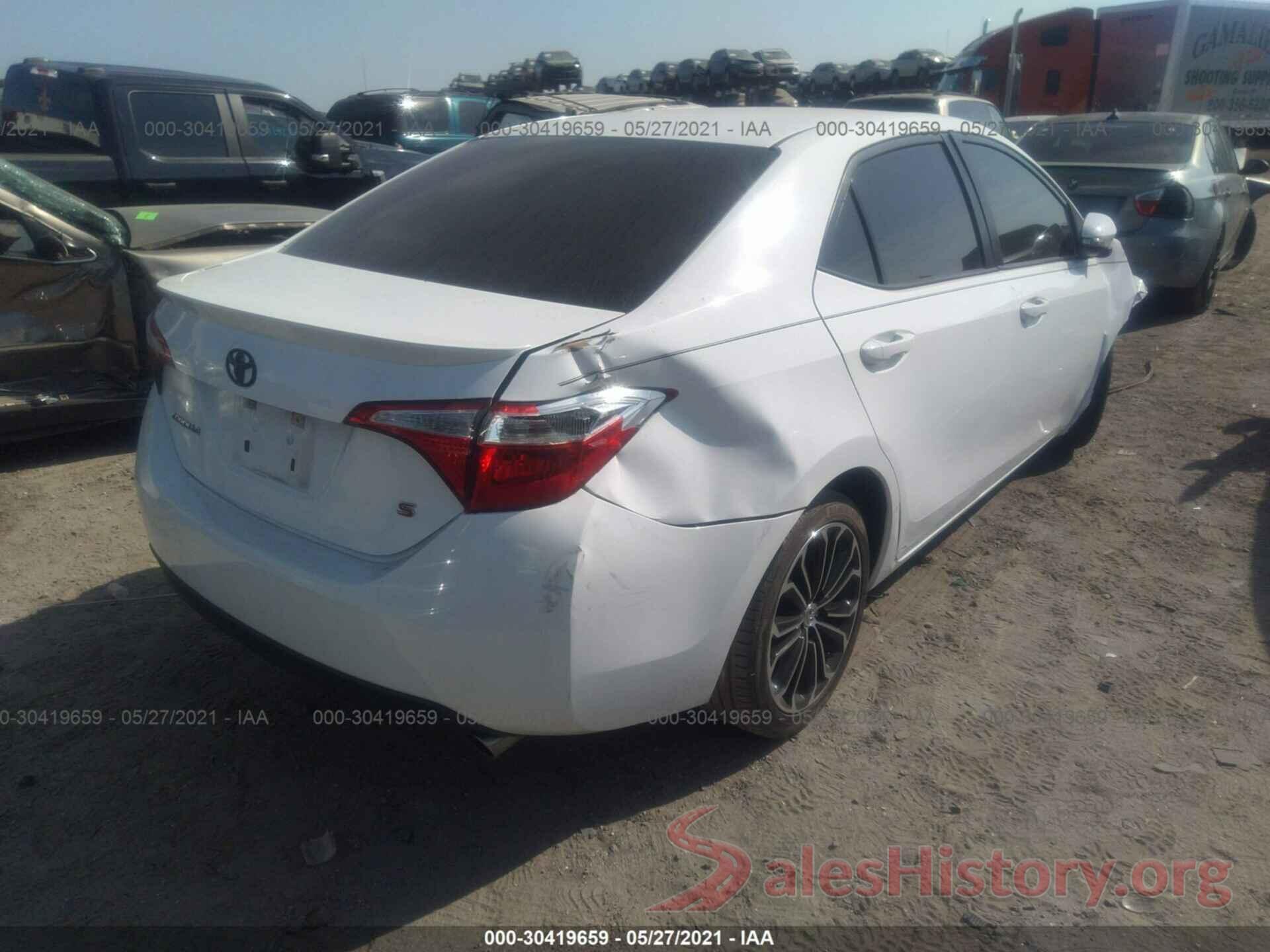 5YFBURHE5GP485656 2016 TOYOTA COROLLA