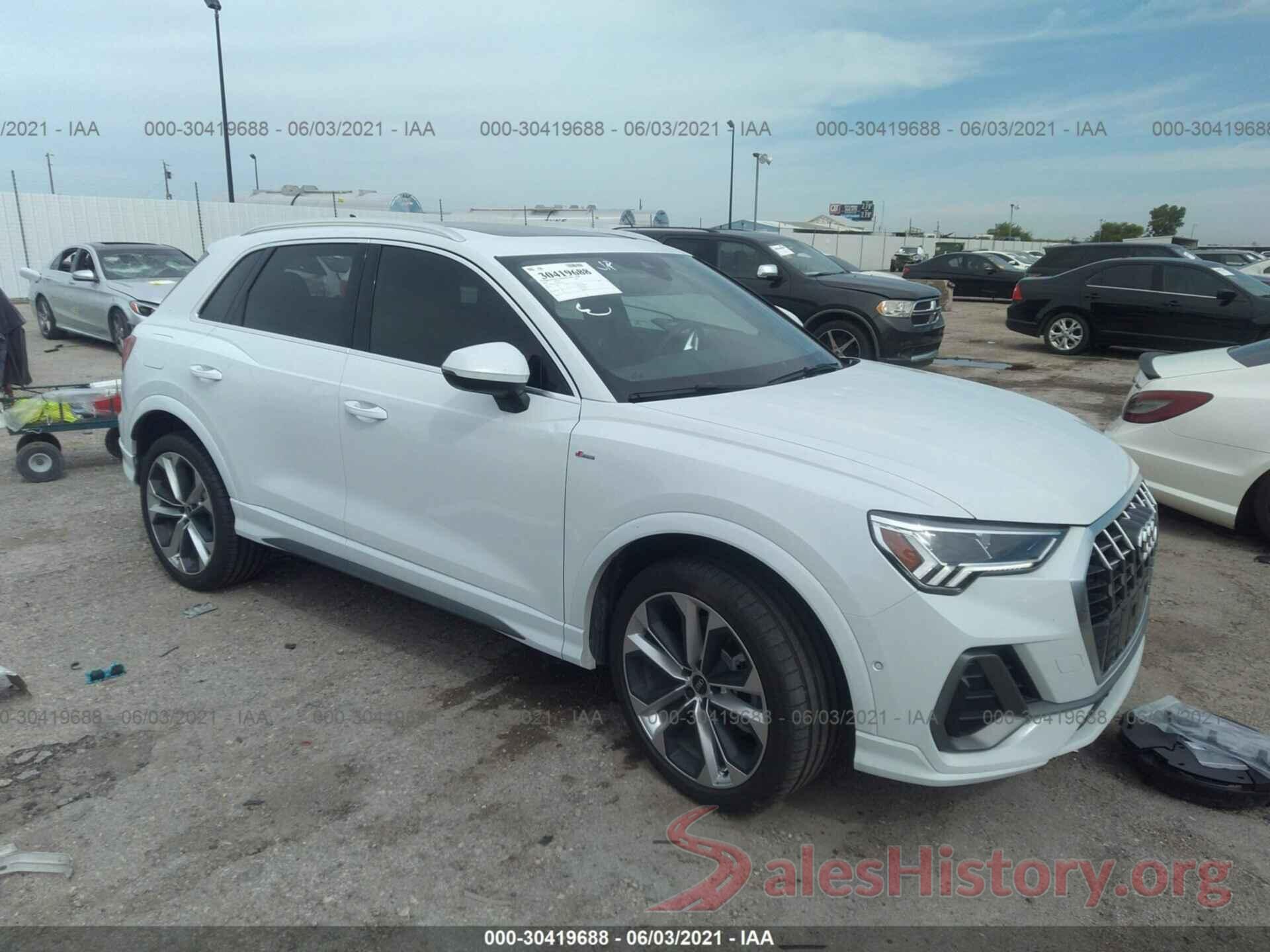 WA1EECF31M1083457 2021 AUDI Q3