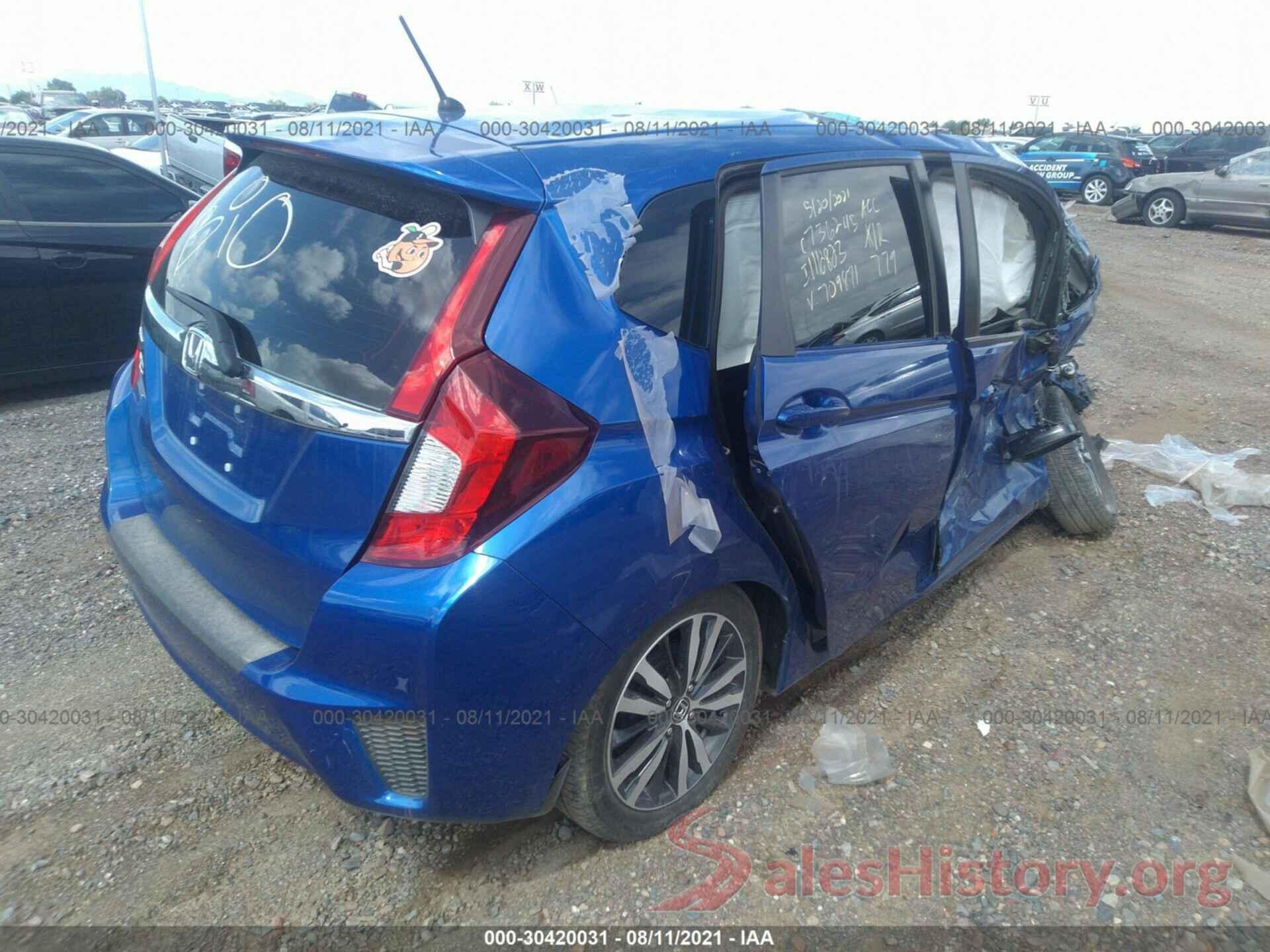 3HGGK5H72HM709871 2017 HONDA FIT