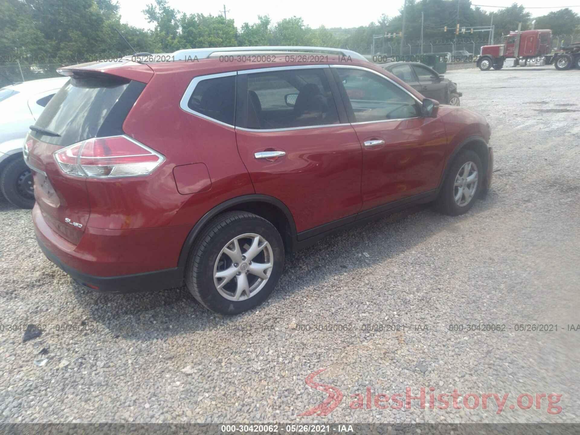 5N1AT2MV5GC847002 2016 NISSAN ROGUE