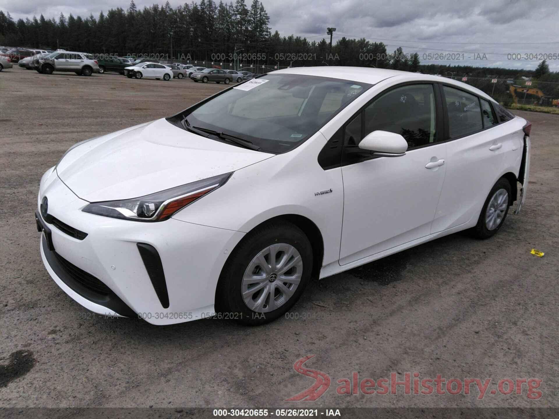 JTDKAMFU9M3144027 2021 TOYOTA PRIUS