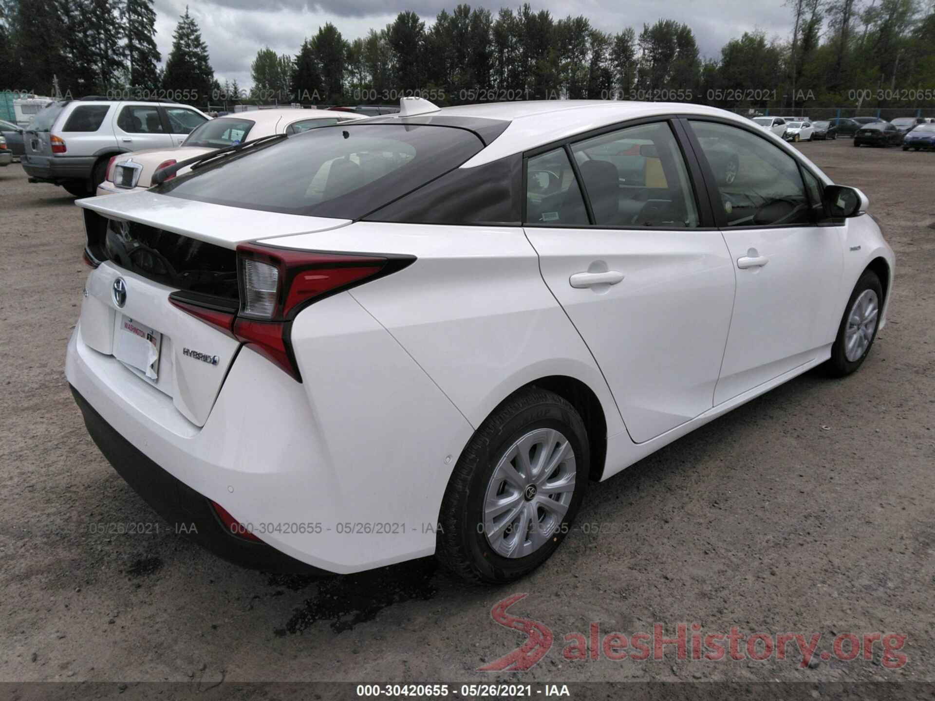 JTDKAMFU9M3144027 2021 TOYOTA PRIUS