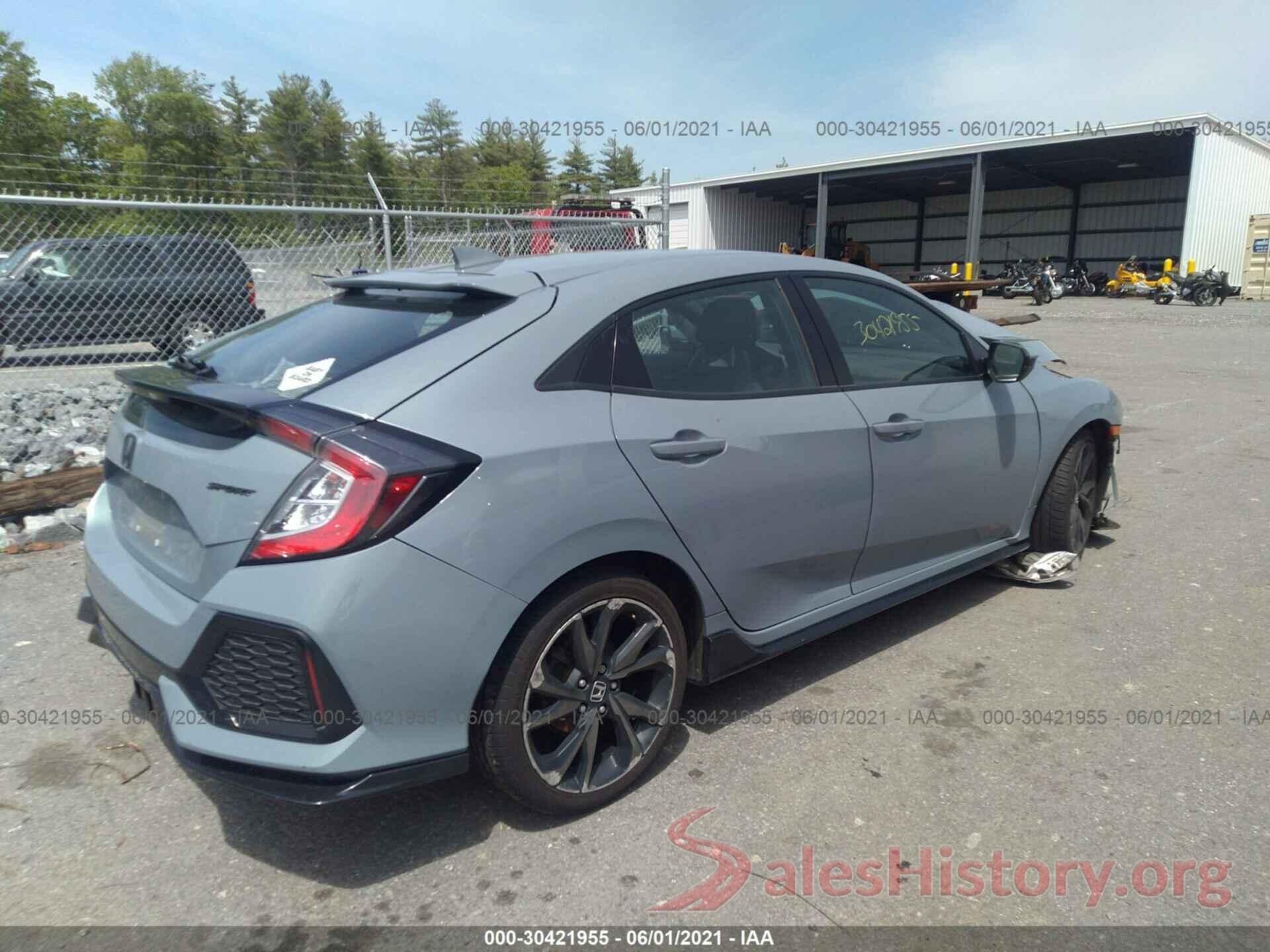 SHHFK7H41HU427400 2017 HONDA CIVIC HATCHBACK