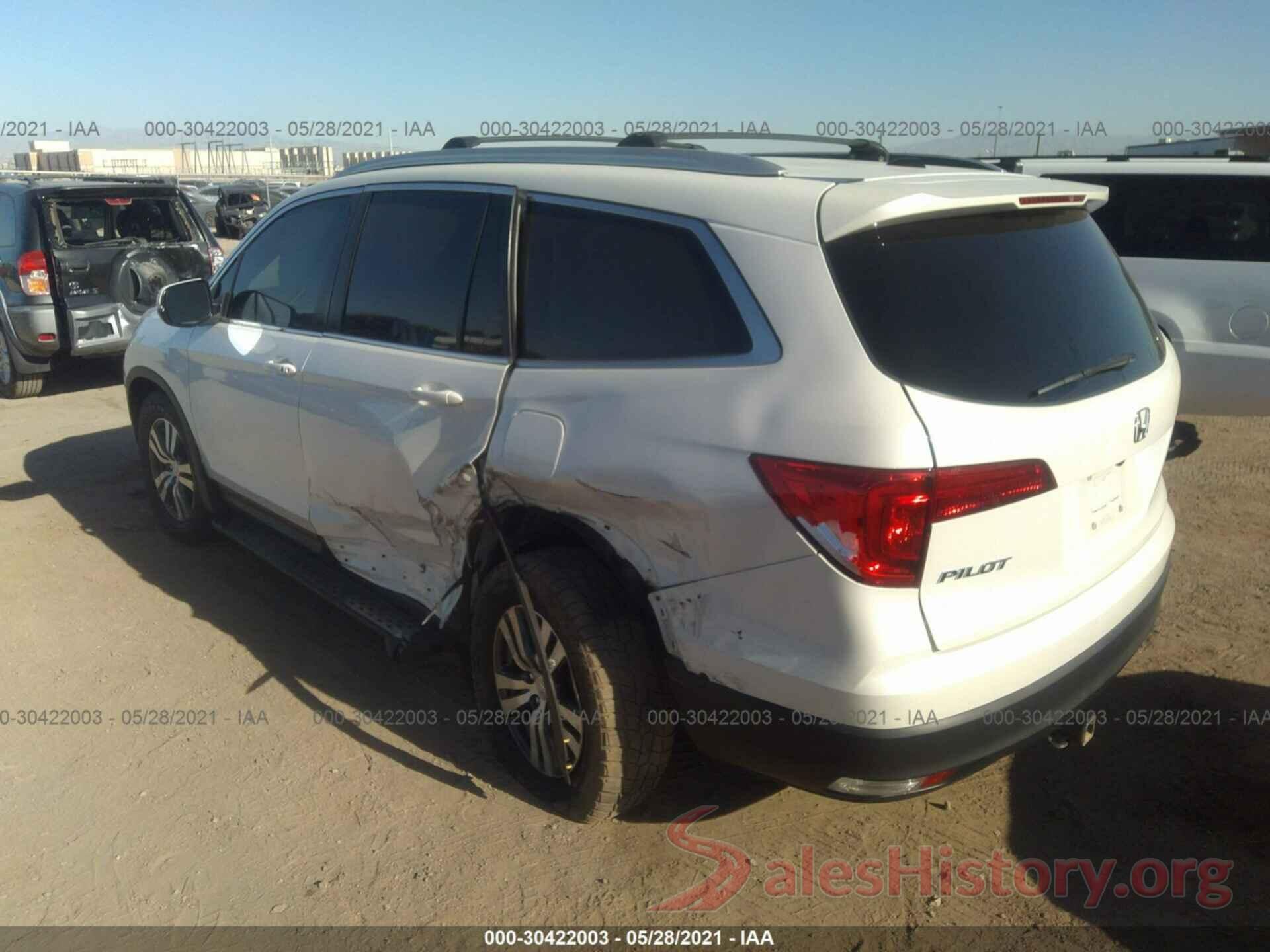 5FNYF5H31HB028254 2017 HONDA PILOT