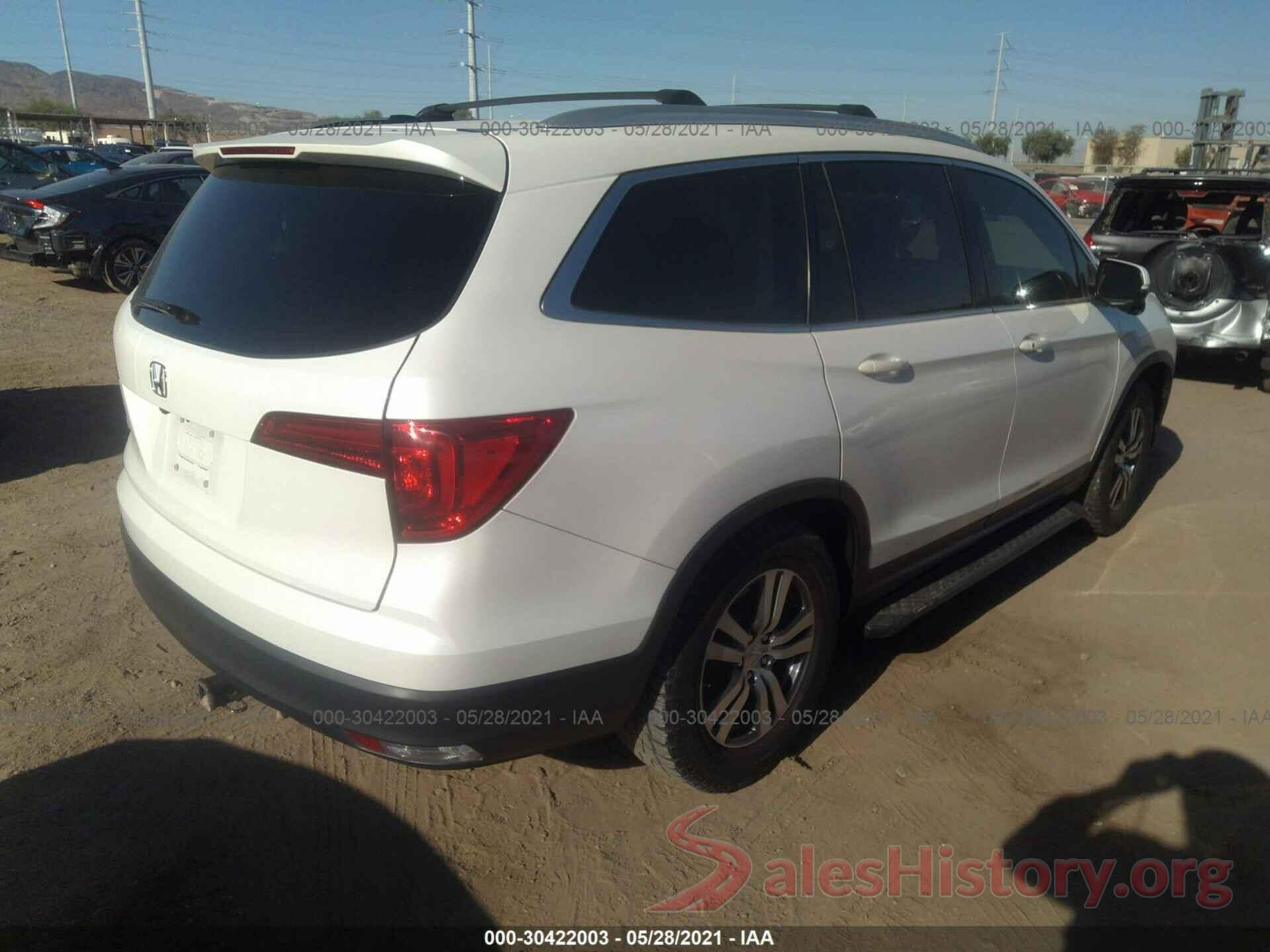 5FNYF5H31HB028254 2017 HONDA PILOT