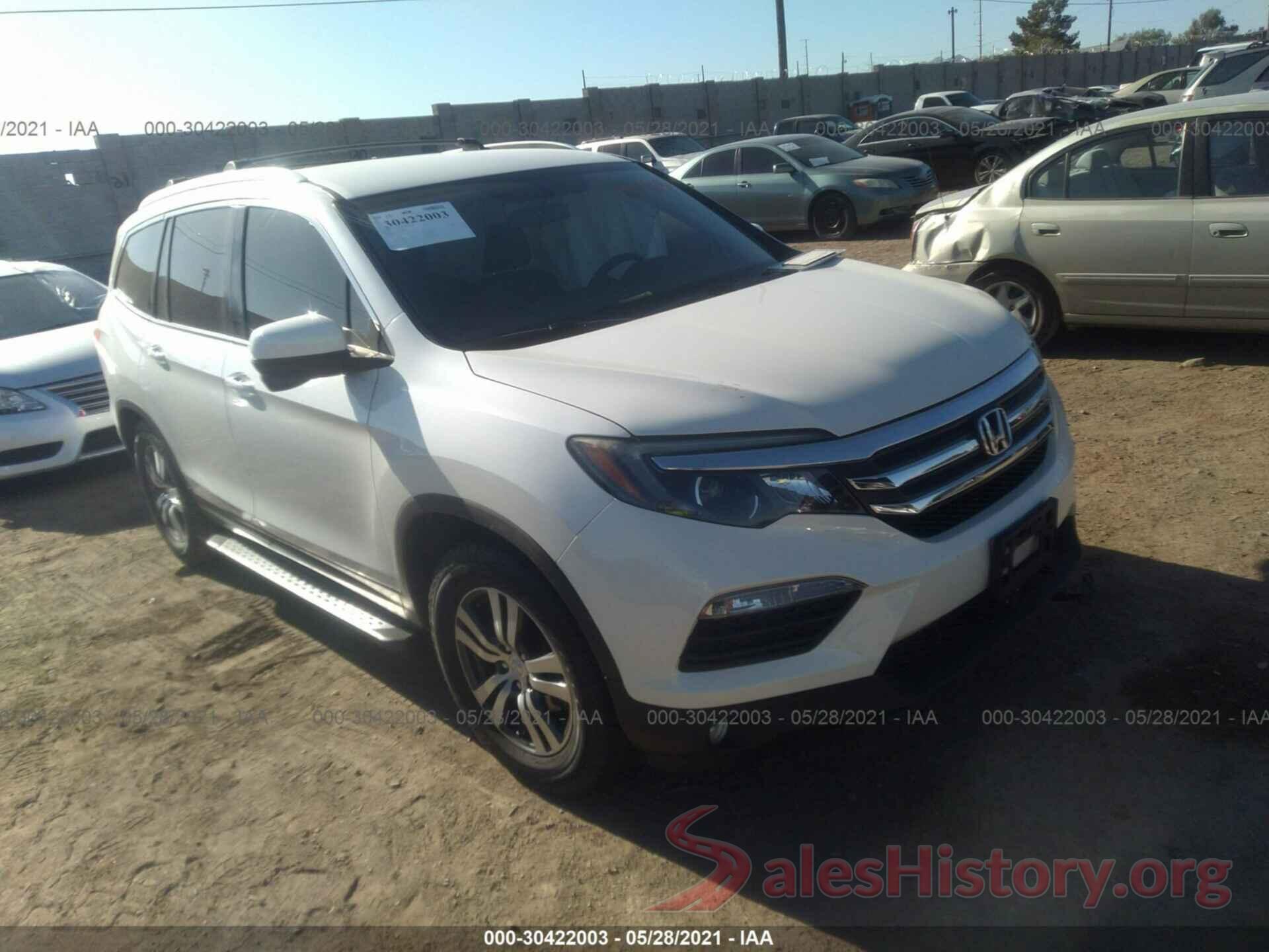 5FNYF5H31HB028254 2017 HONDA PILOT