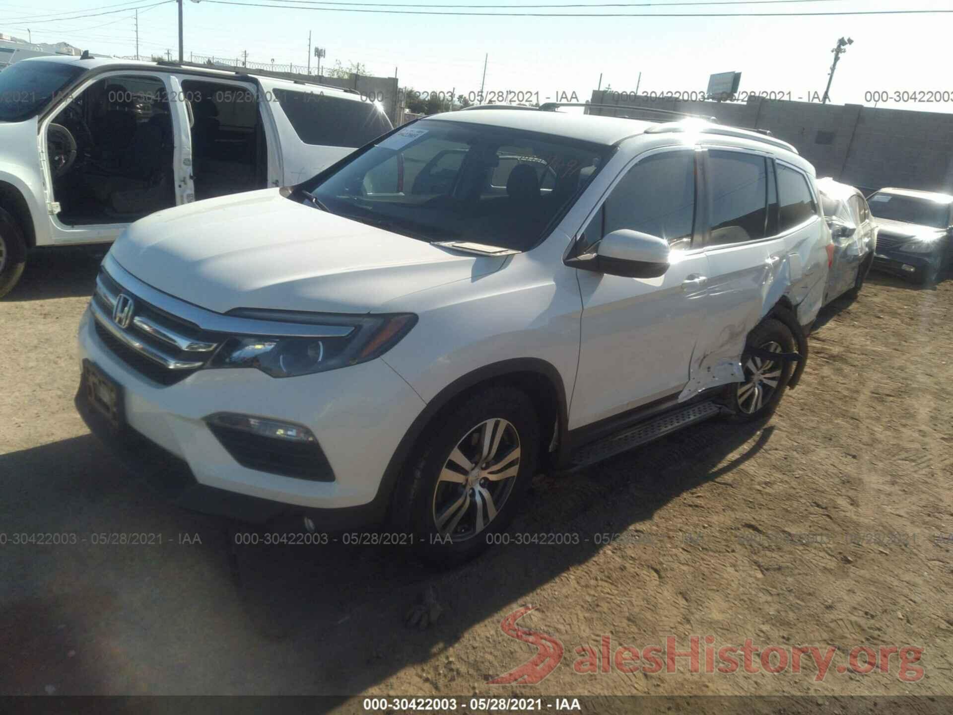 5FNYF5H31HB028254 2017 HONDA PILOT