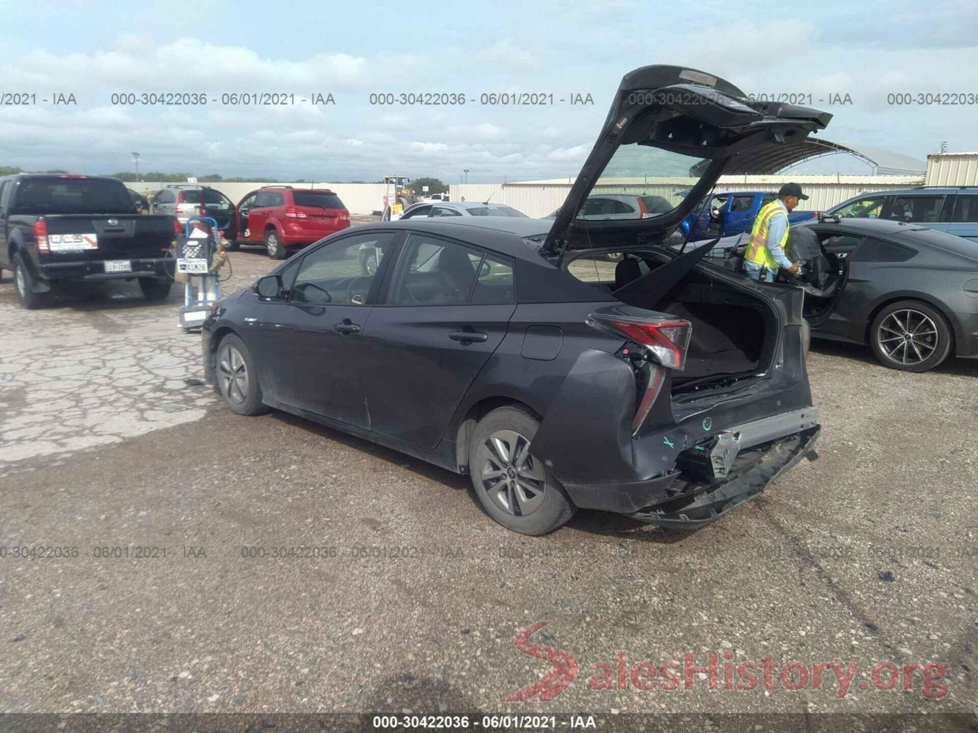 JTDKBRFU6J3081393 2018 TOYOTA PRIUS