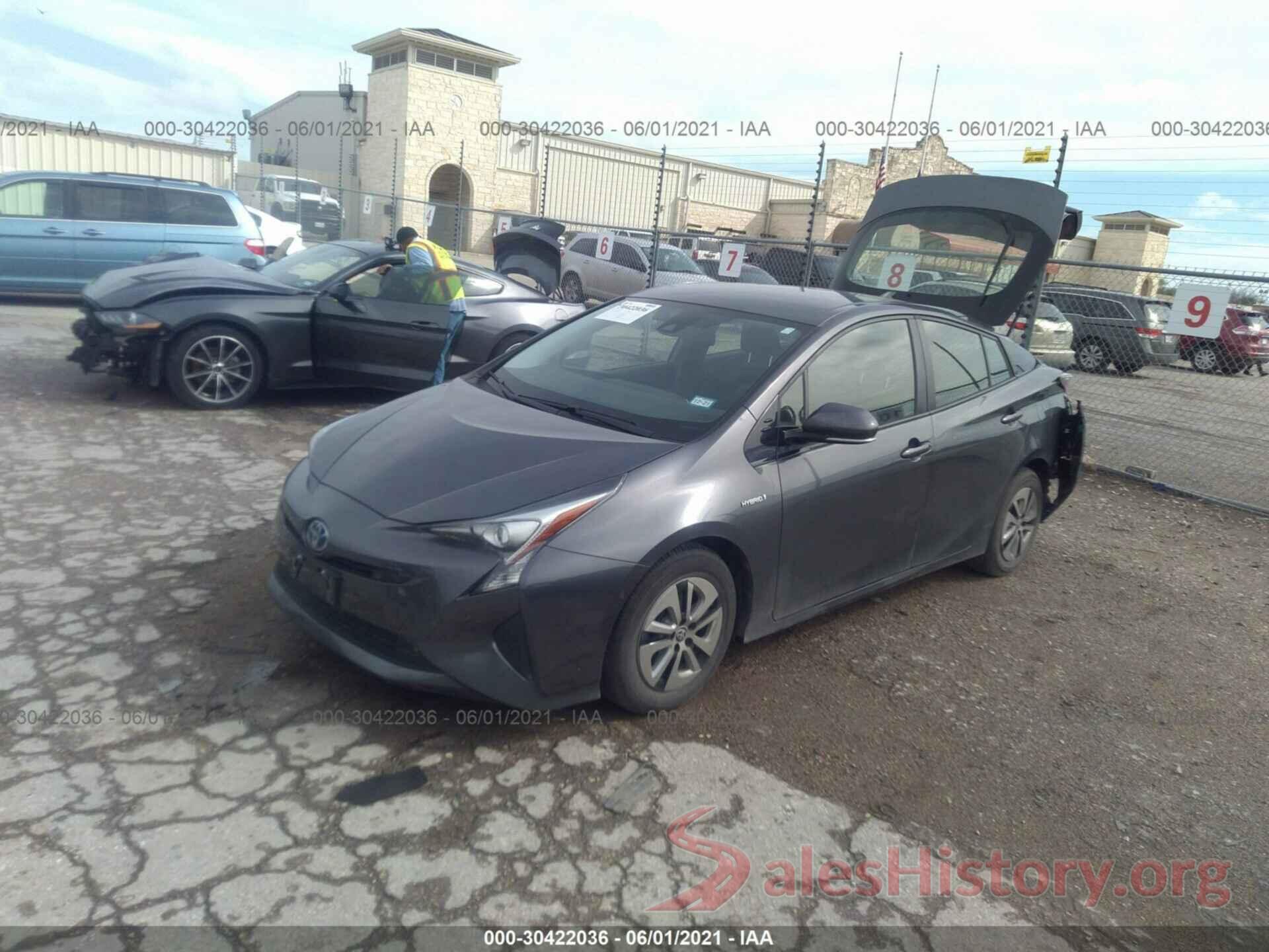 JTDKBRFU6J3081393 2018 TOYOTA PRIUS