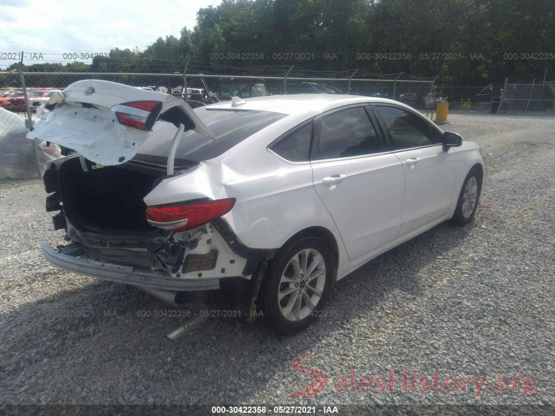 3FA6P0HD7LR161159 2020 FORD FUSION