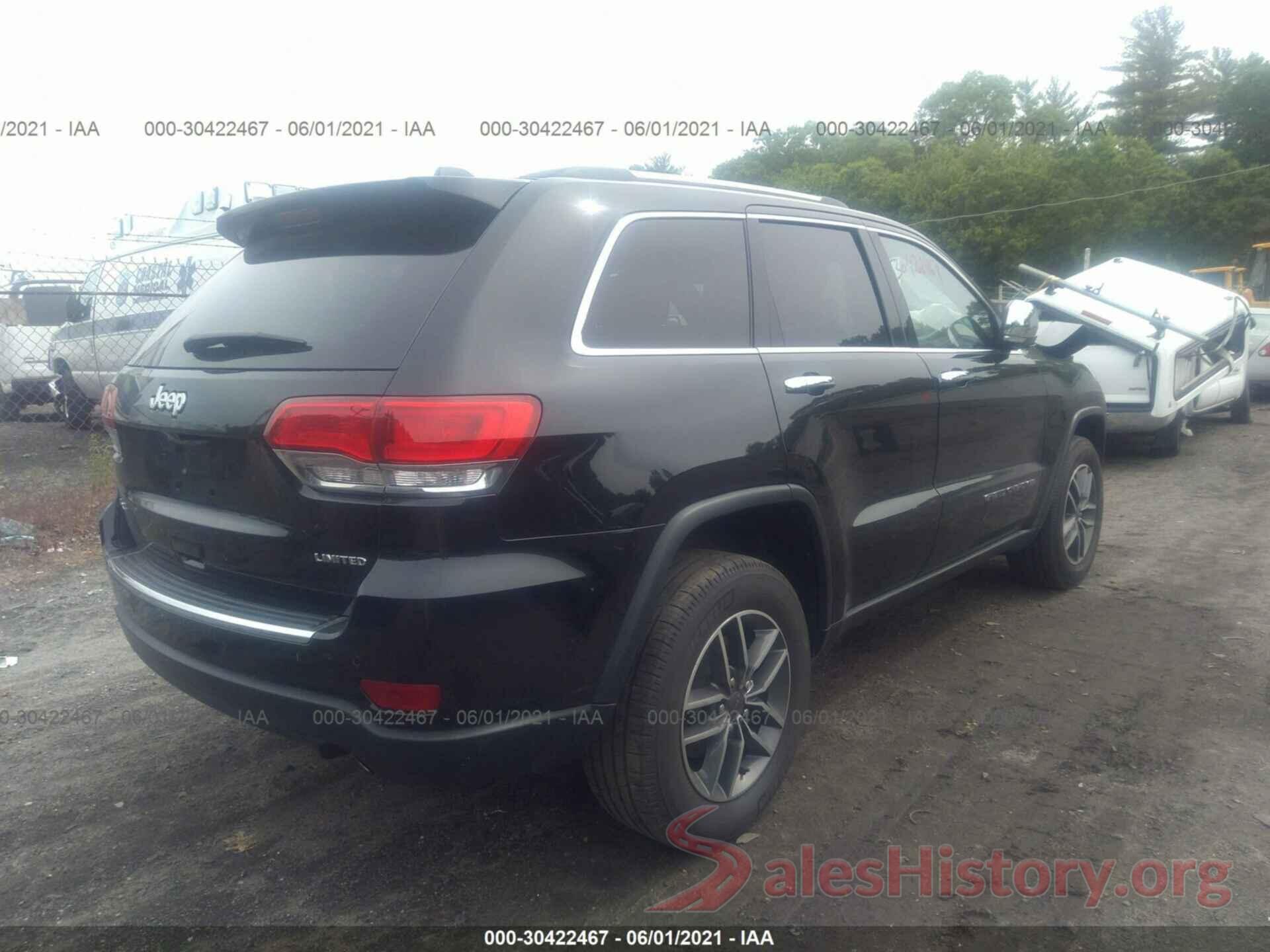 1C4RJFBG0KC805399 2019 JEEP GRAND CHEROKEE