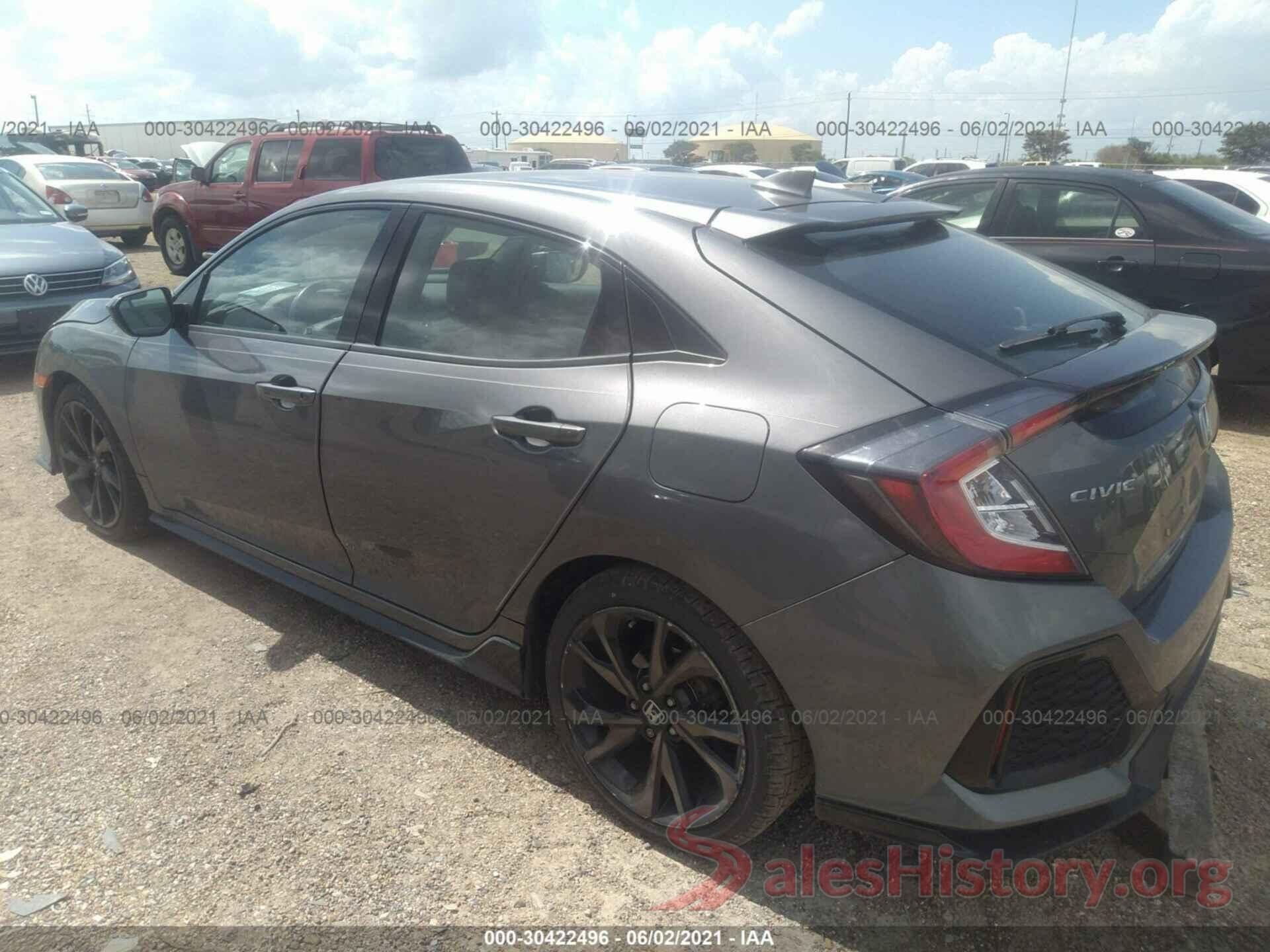 SHHFK7H49HU210290 2017 HONDA CIVIC HATCHBACK