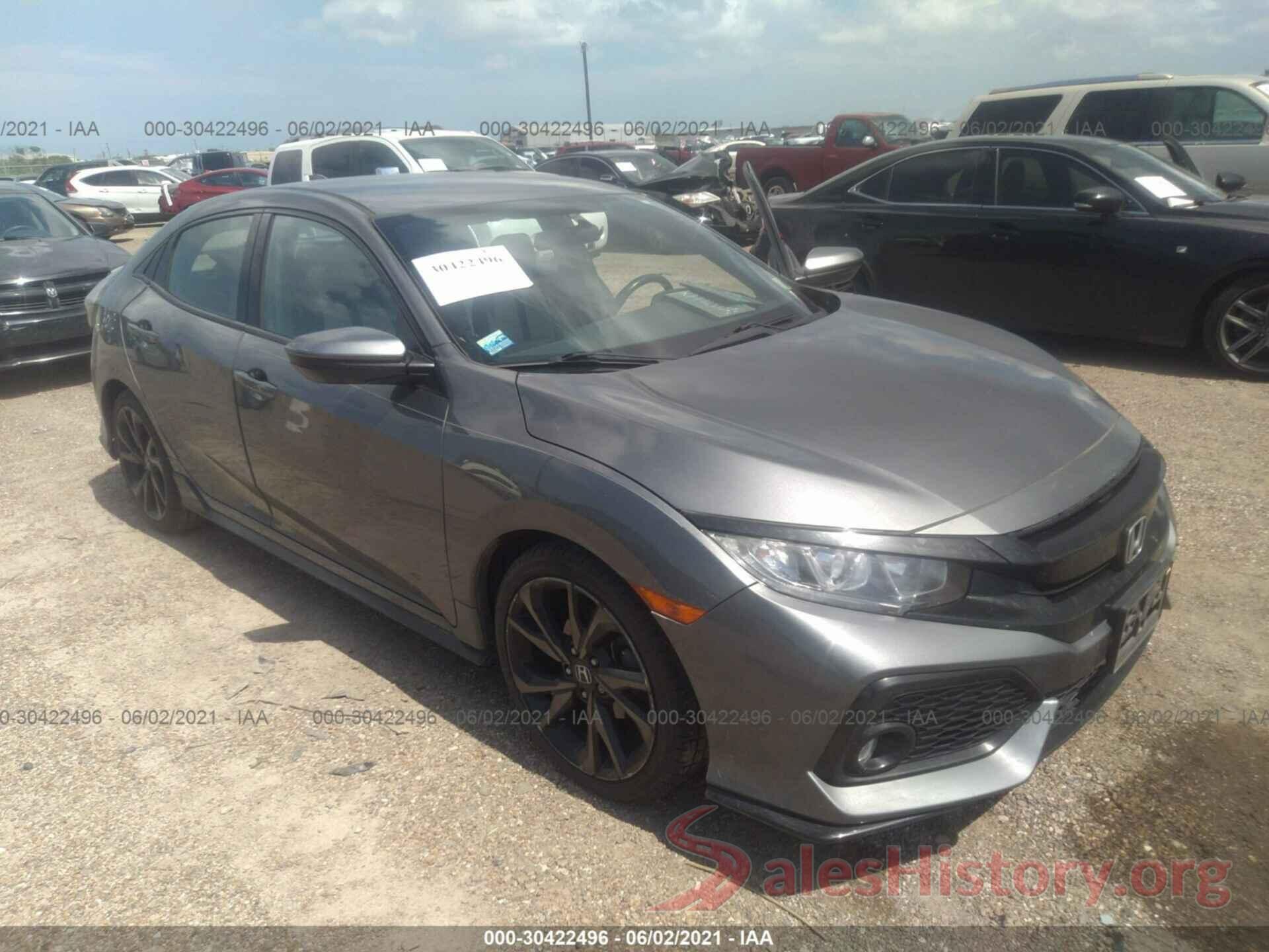 SHHFK7H49HU210290 2017 HONDA CIVIC HATCHBACK