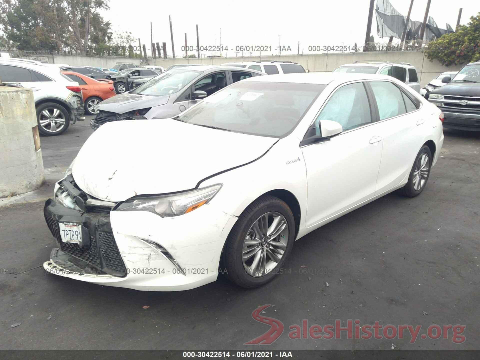 4T1BD1FK9GU183747 2016 TOYOTA CAMRY HYBRID