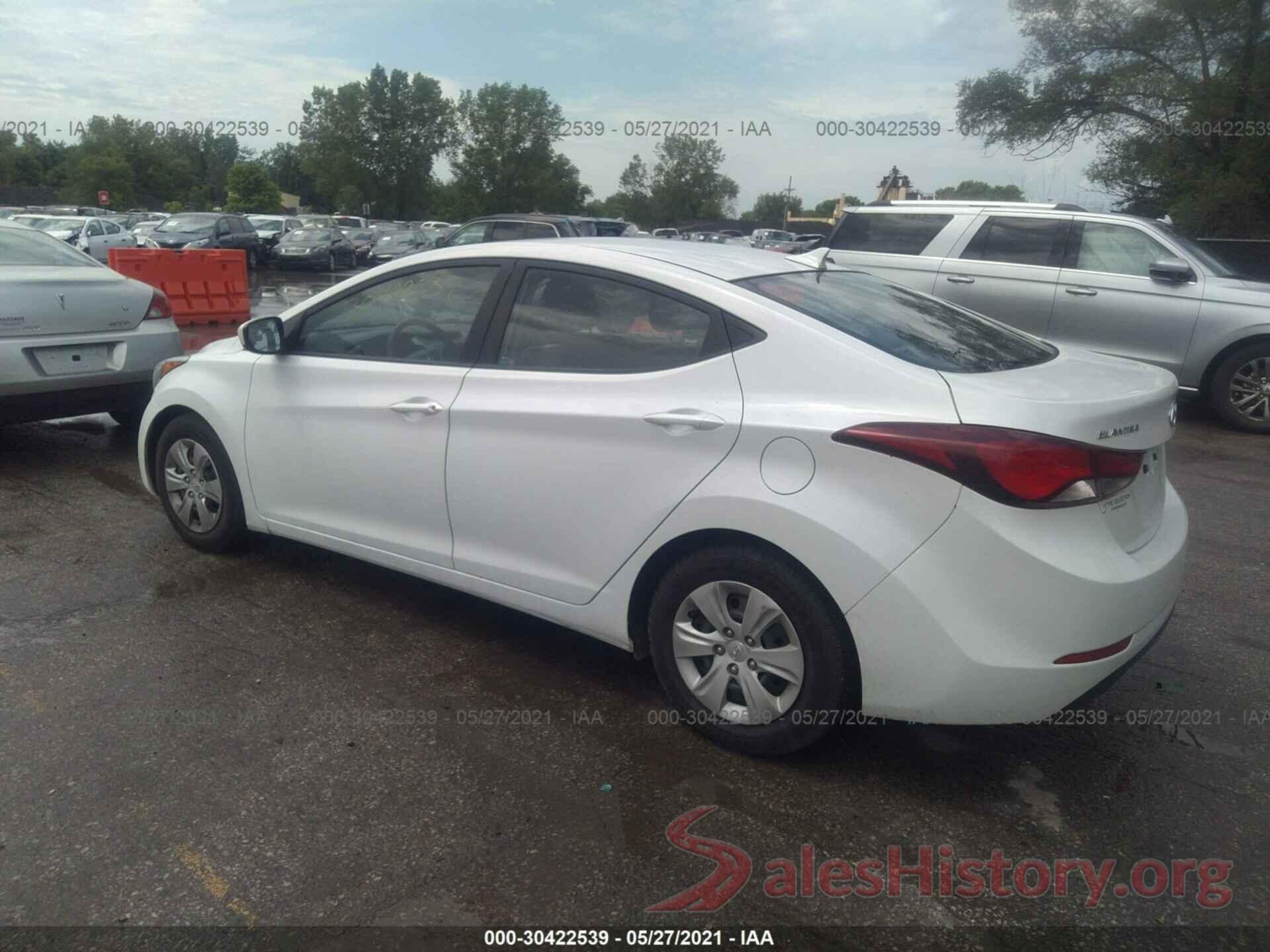 5NPDH4AEXGH789623 2016 HYUNDAI ELANTRA