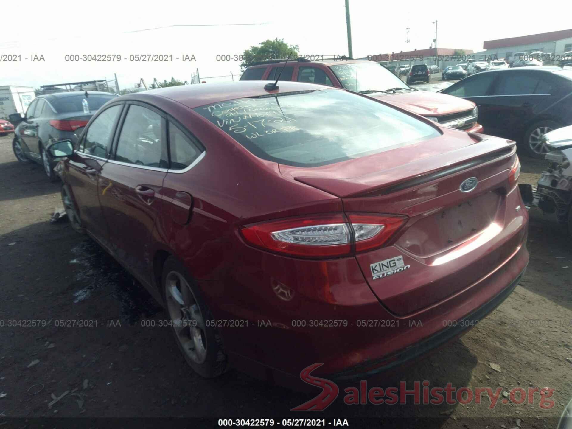 3FA6P0H70GR296791 2016 FORD FUSION