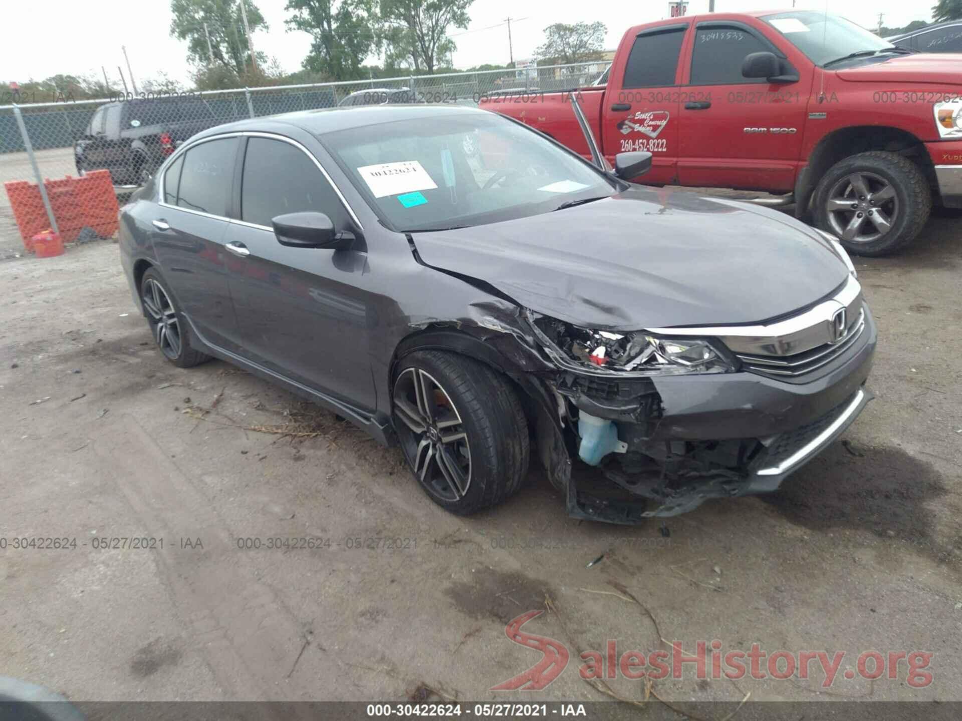 1HGCR2F51GA095546 2016 HONDA ACCORD SEDAN