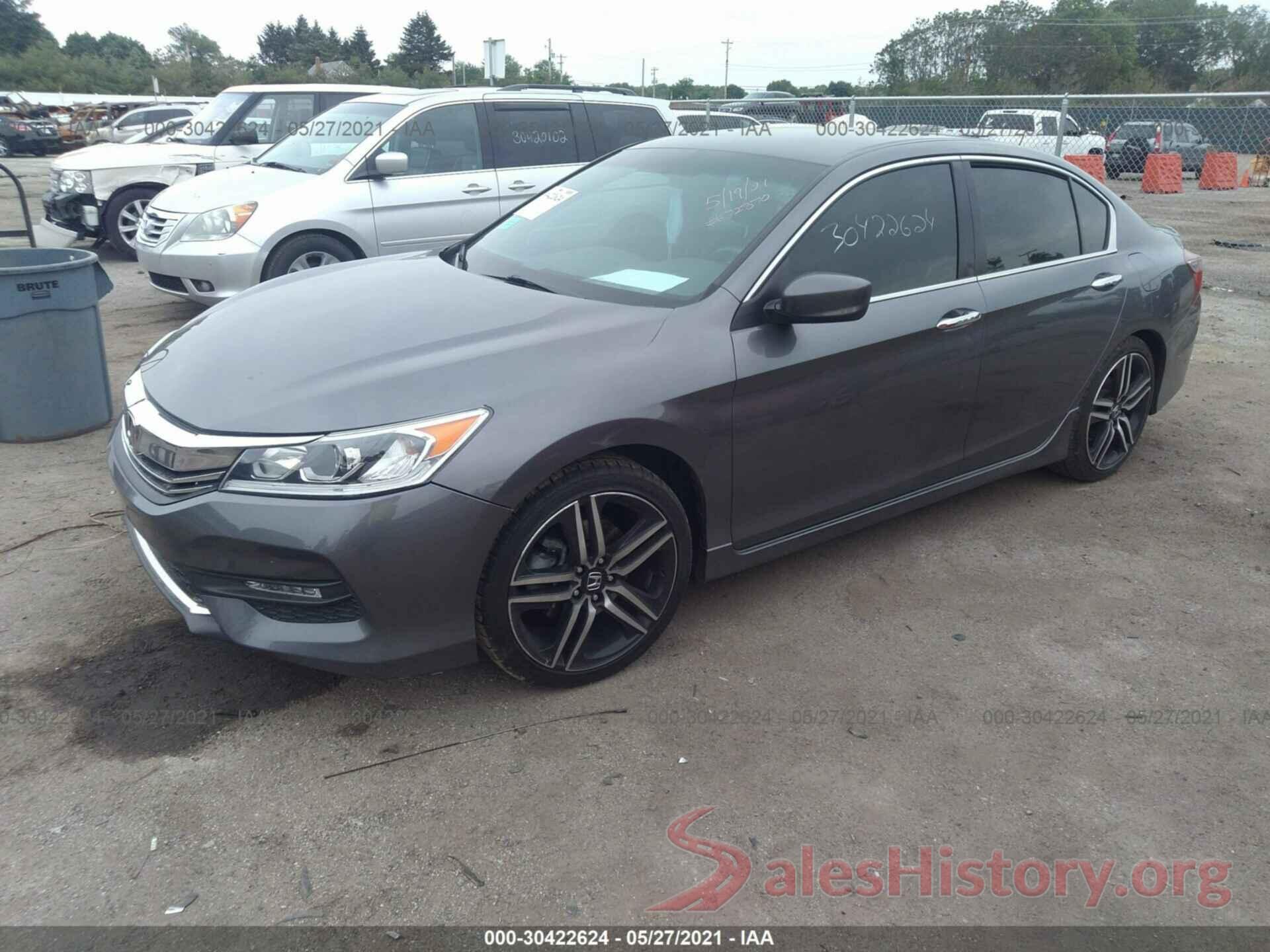 1HGCR2F51GA095546 2016 HONDA ACCORD SEDAN