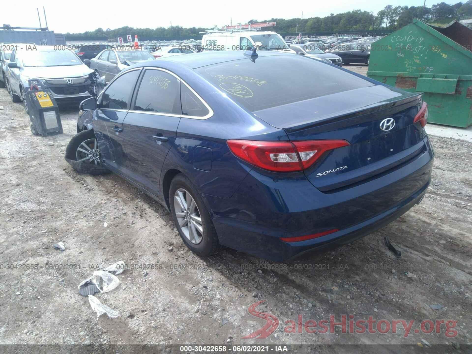 5NPE24AF9HH446950 2017 HYUNDAI SONATA