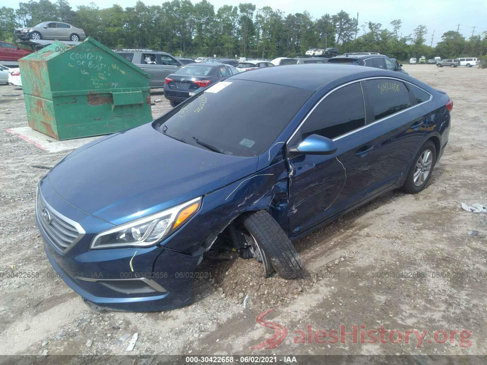 5NPE24AF9HH446950 2017 HYUNDAI SONATA