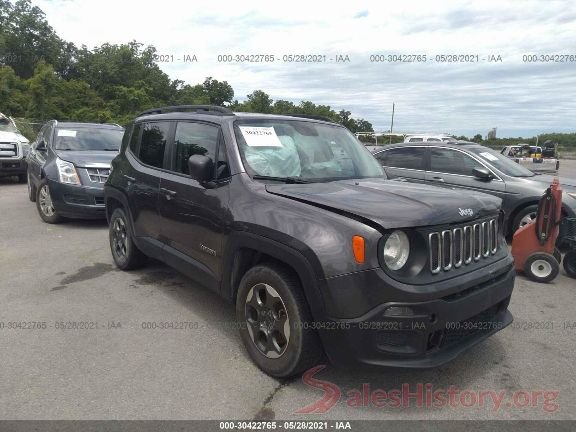 ZACCJAAT7GPE31447 2016 JEEP RENEGADE